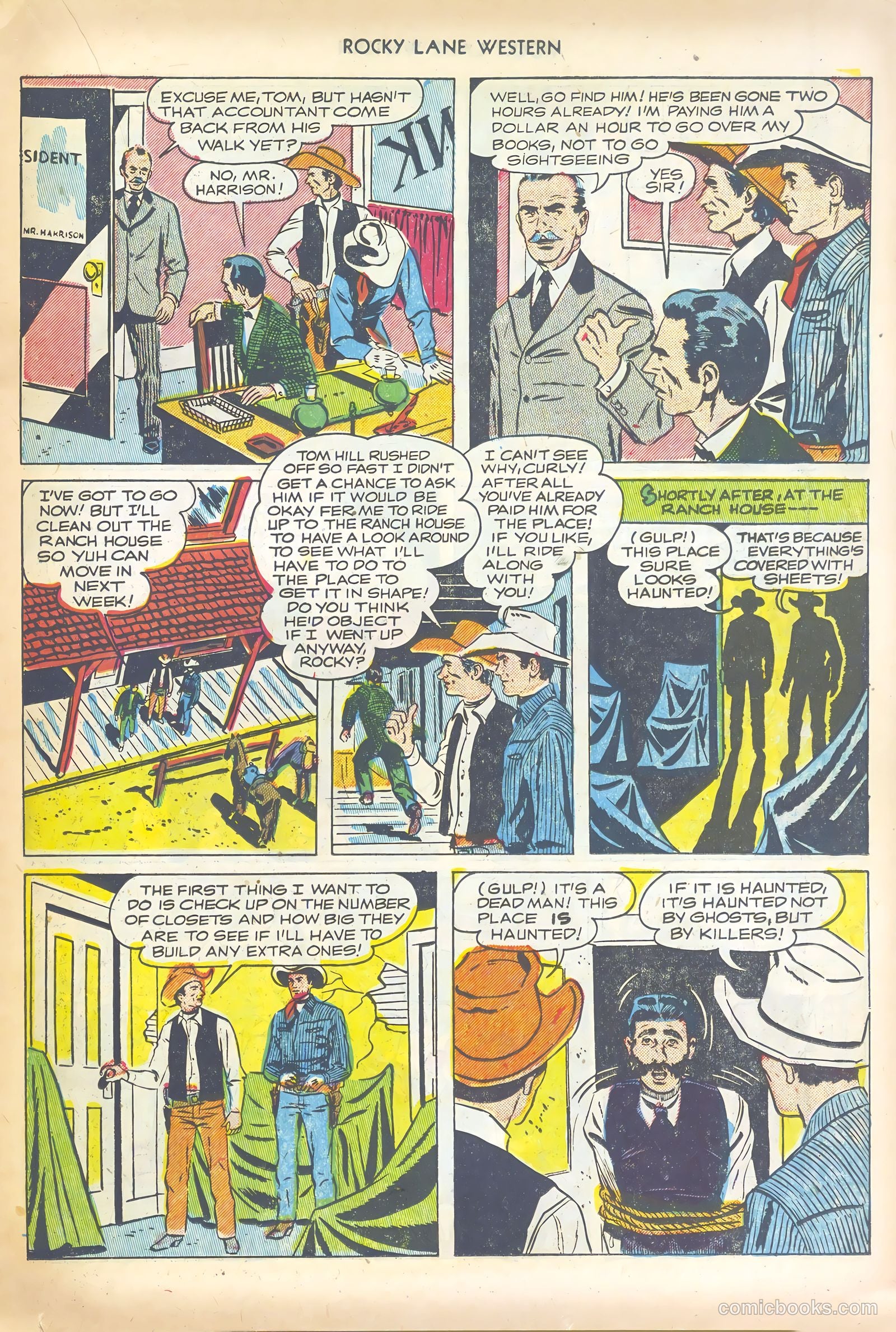 Rocky Lane Western #44 (1952) — page 15 of 36
