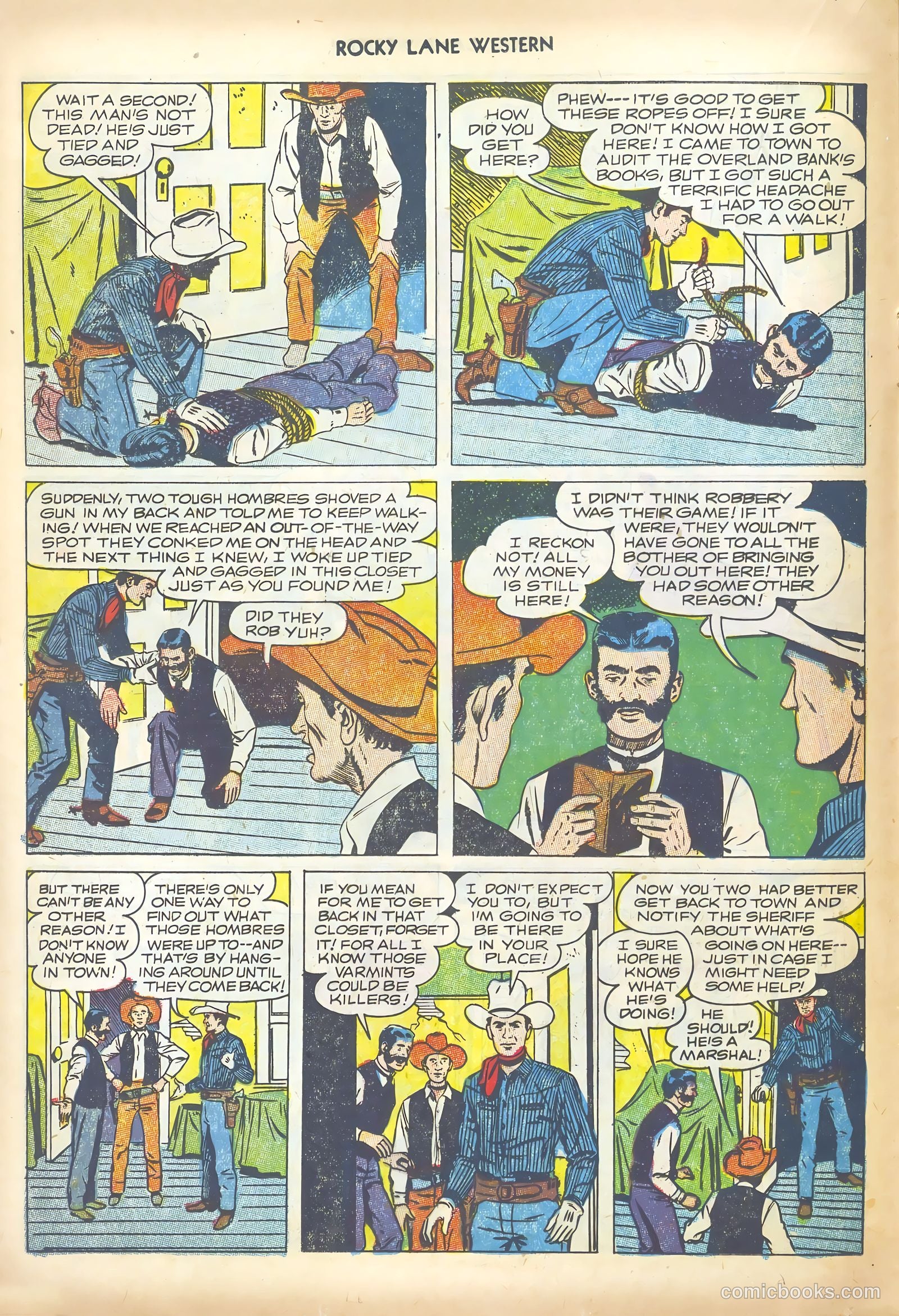 Rocky Lane Western #44 (1952) — page 16 of 36