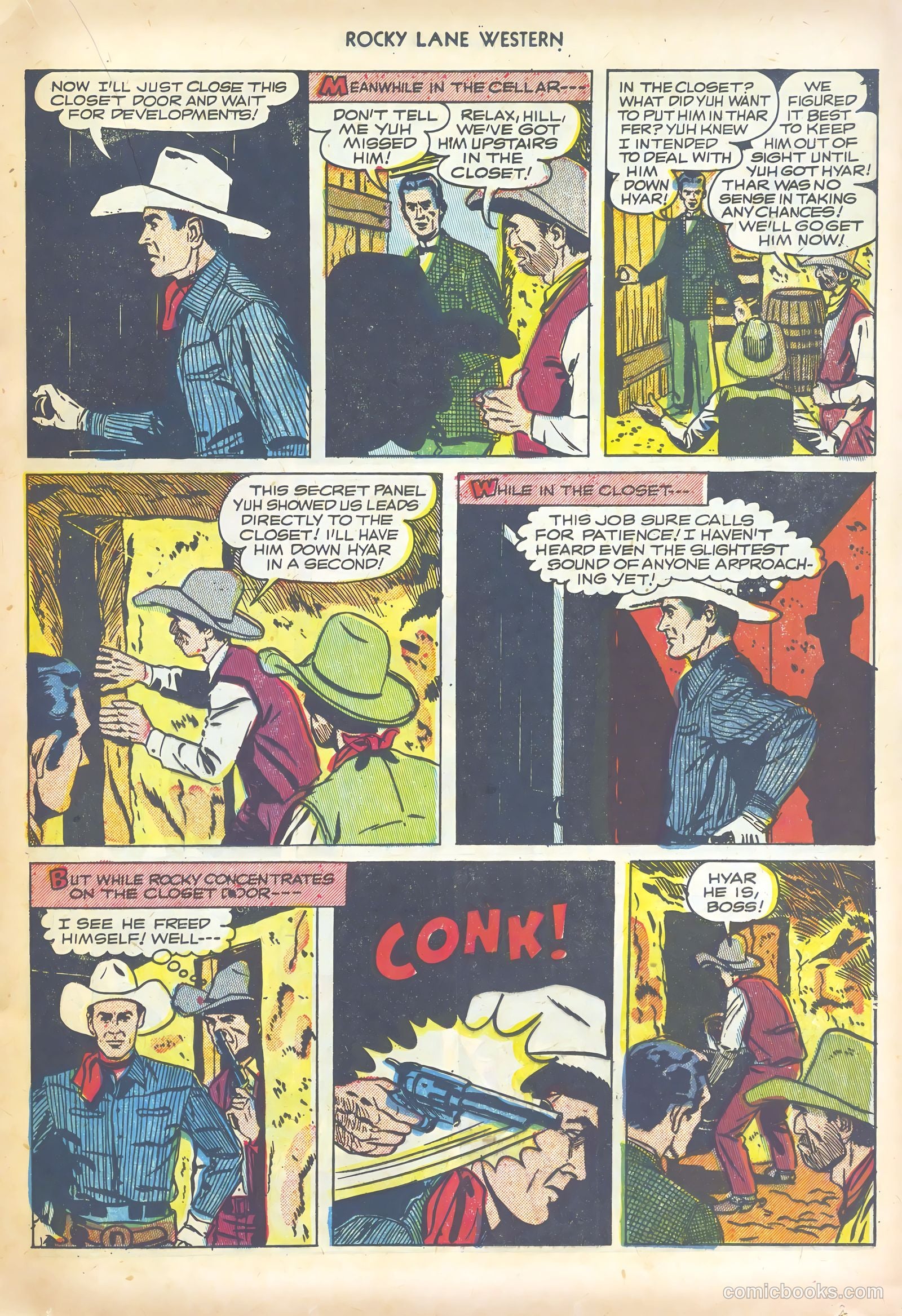 Rocky Lane Western #44 (1952) — page 17 of 36