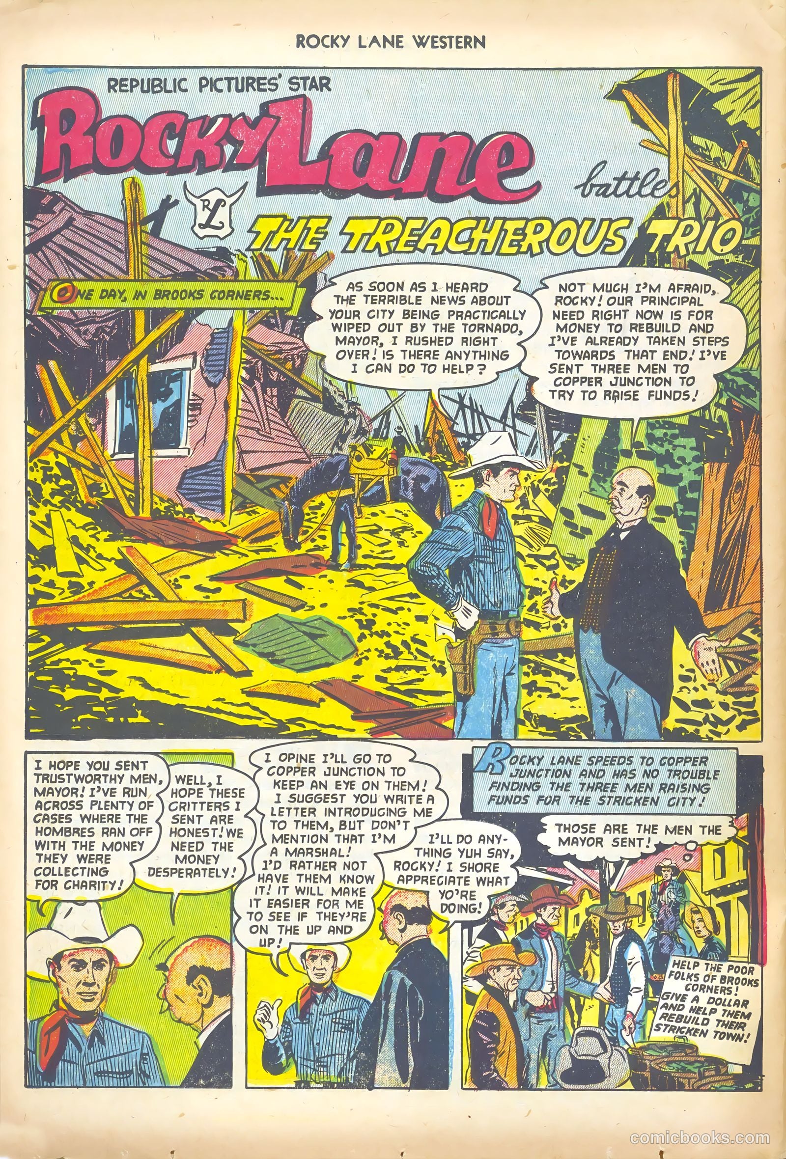 Rocky Lane Western #44 (1952) — page 24 of 36