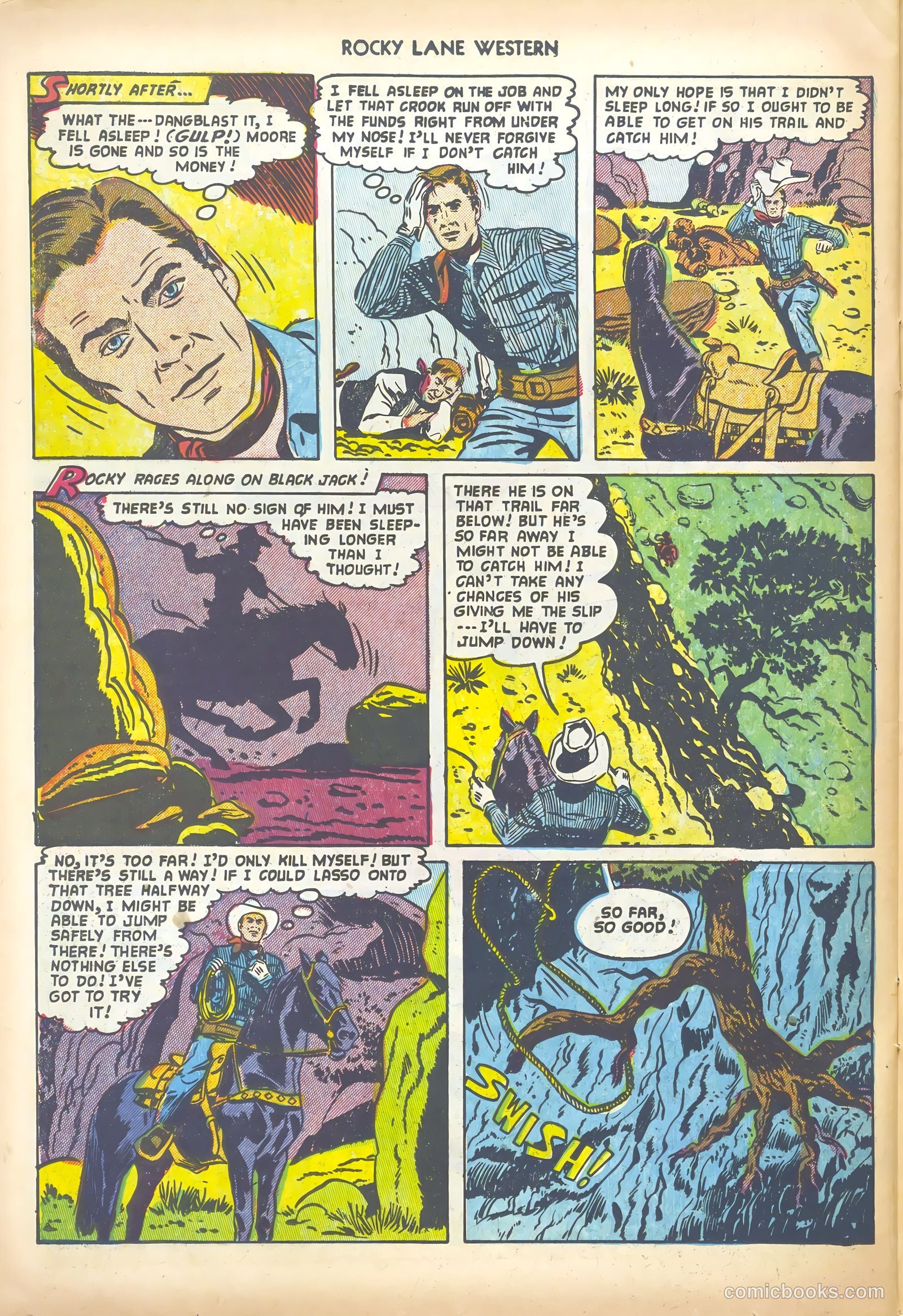 Rocky Lane Western #44 (1952) — page 26 of 36