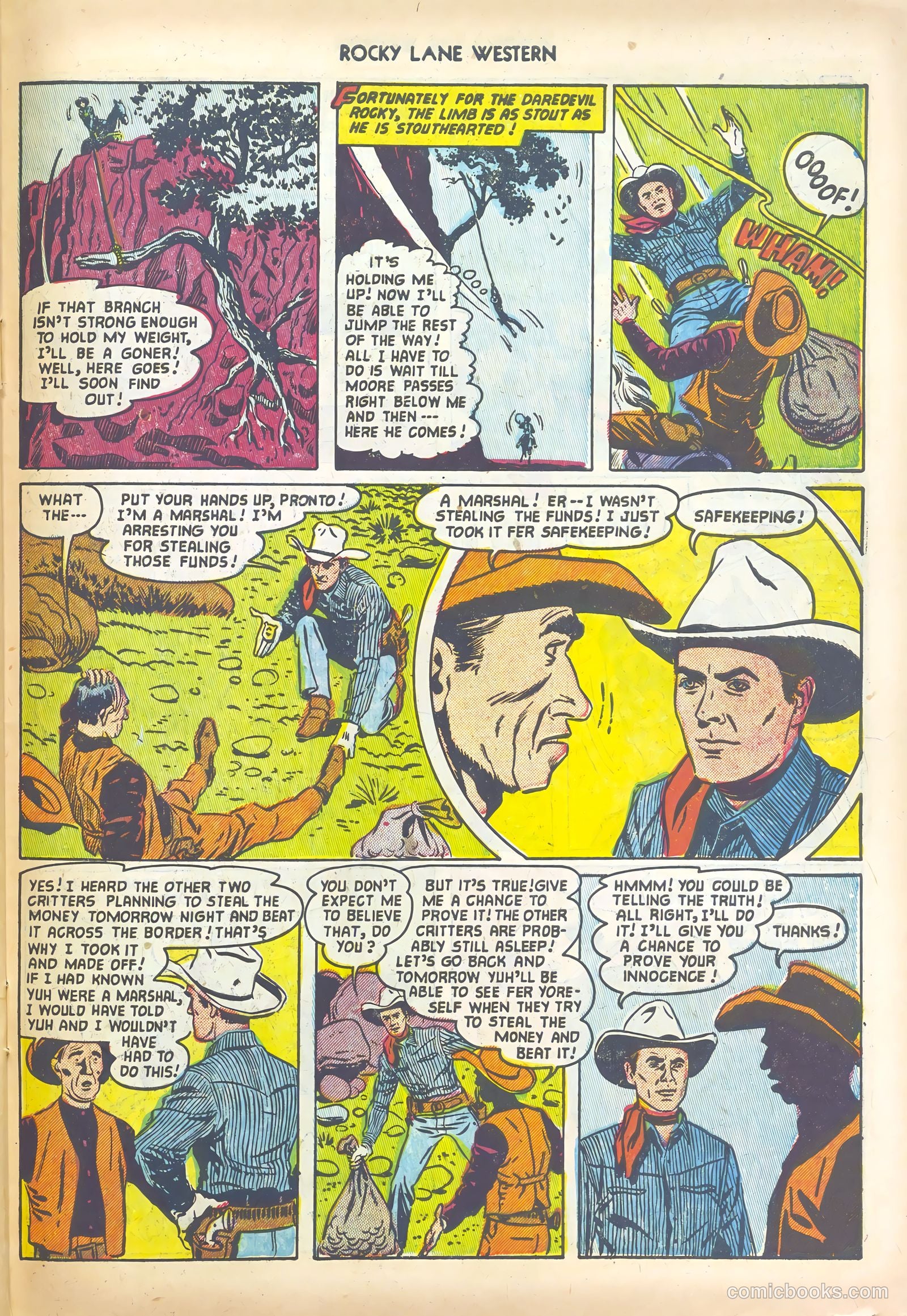 Rocky Lane Western #44 (1952) — page 27 of 36