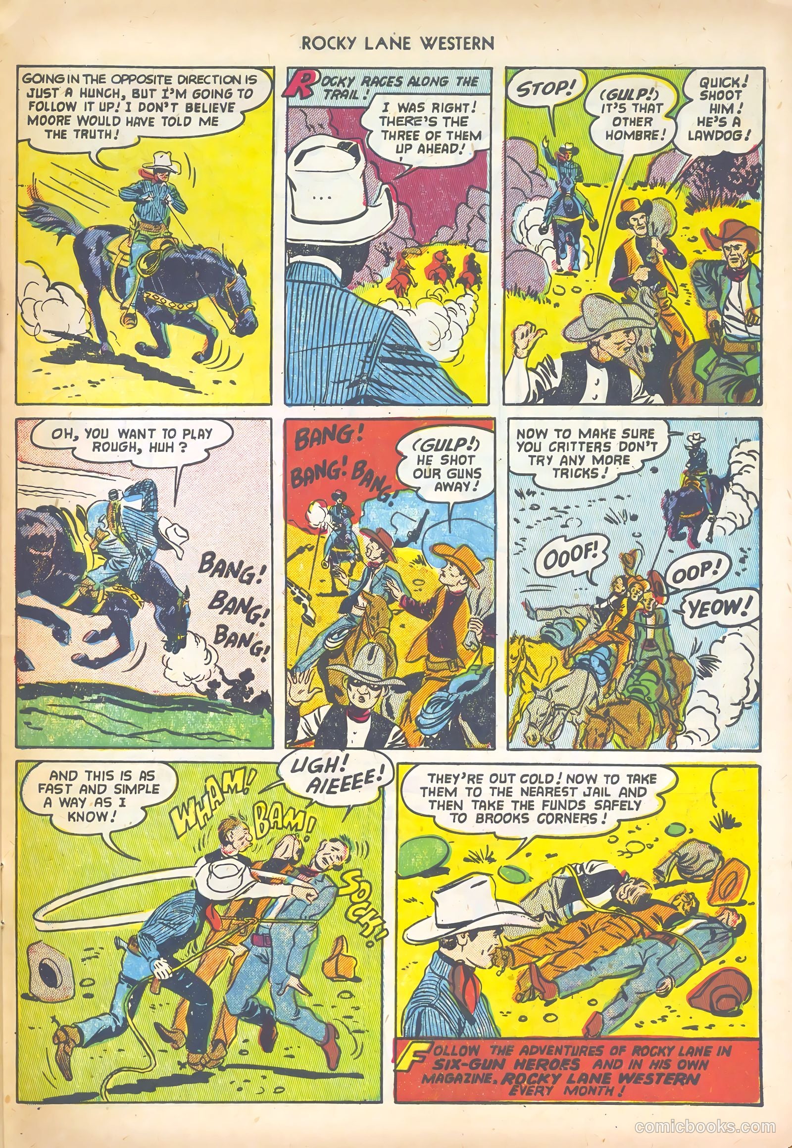 Rocky Lane Western #44 (1952) — page 29 of 36