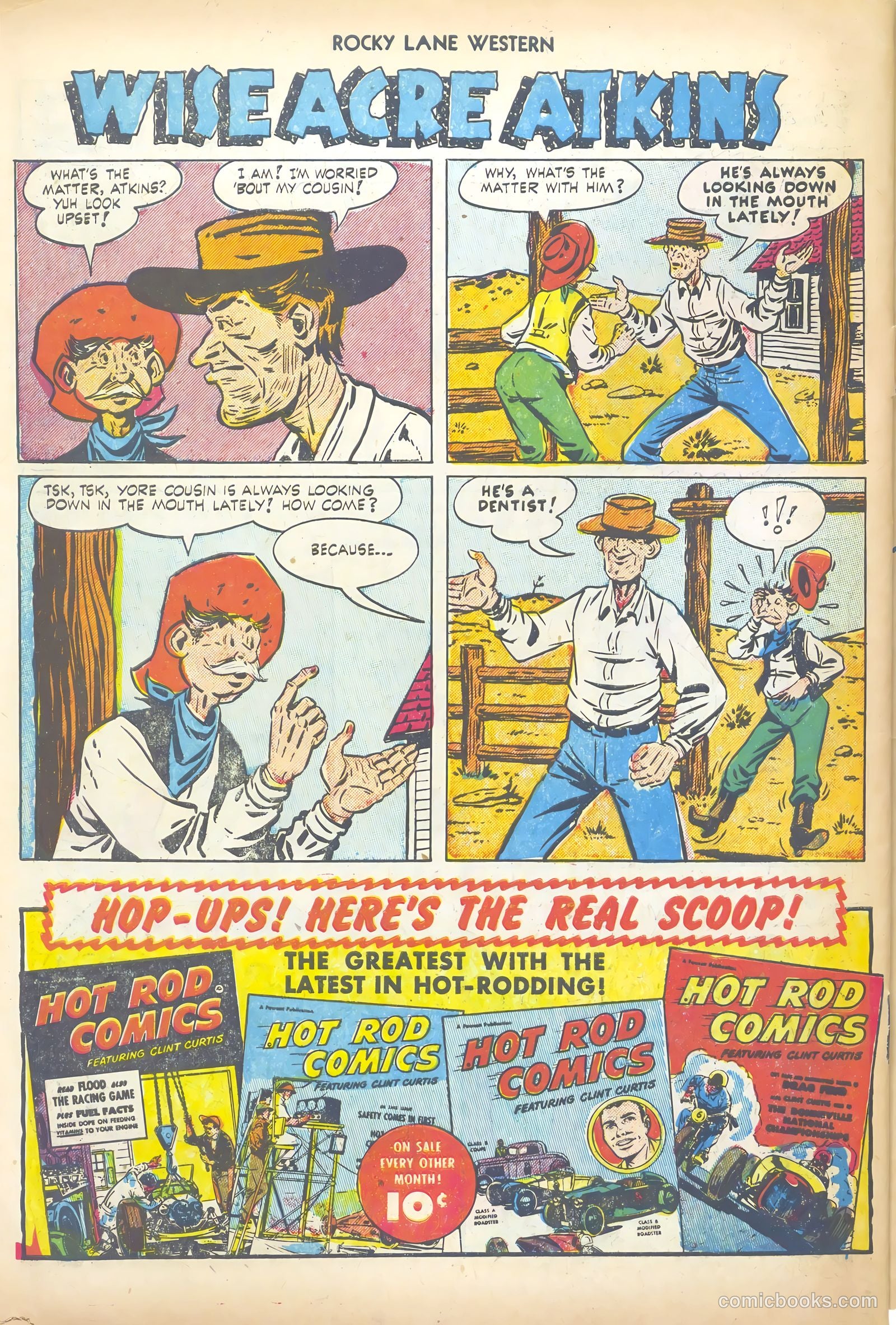 Rocky Lane Western #44 (1952) — page 34 of 36