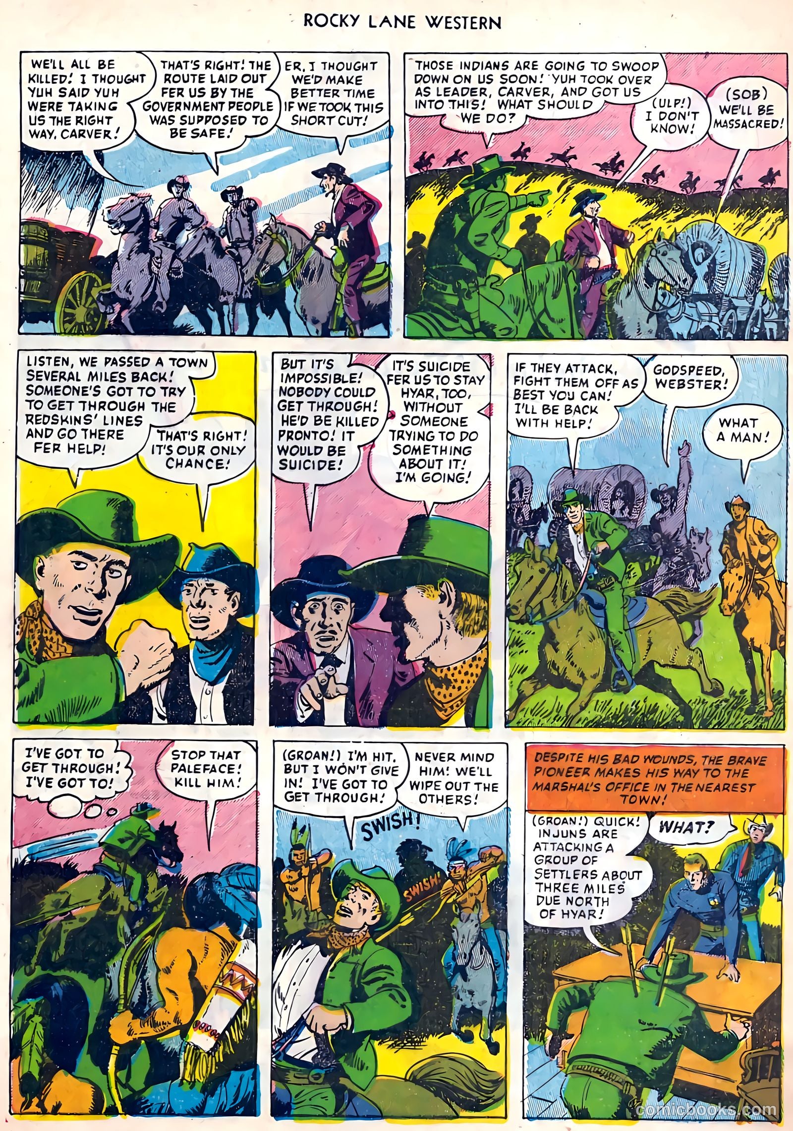 Rocky Lane Western #45 (1953) — page 5 of 37