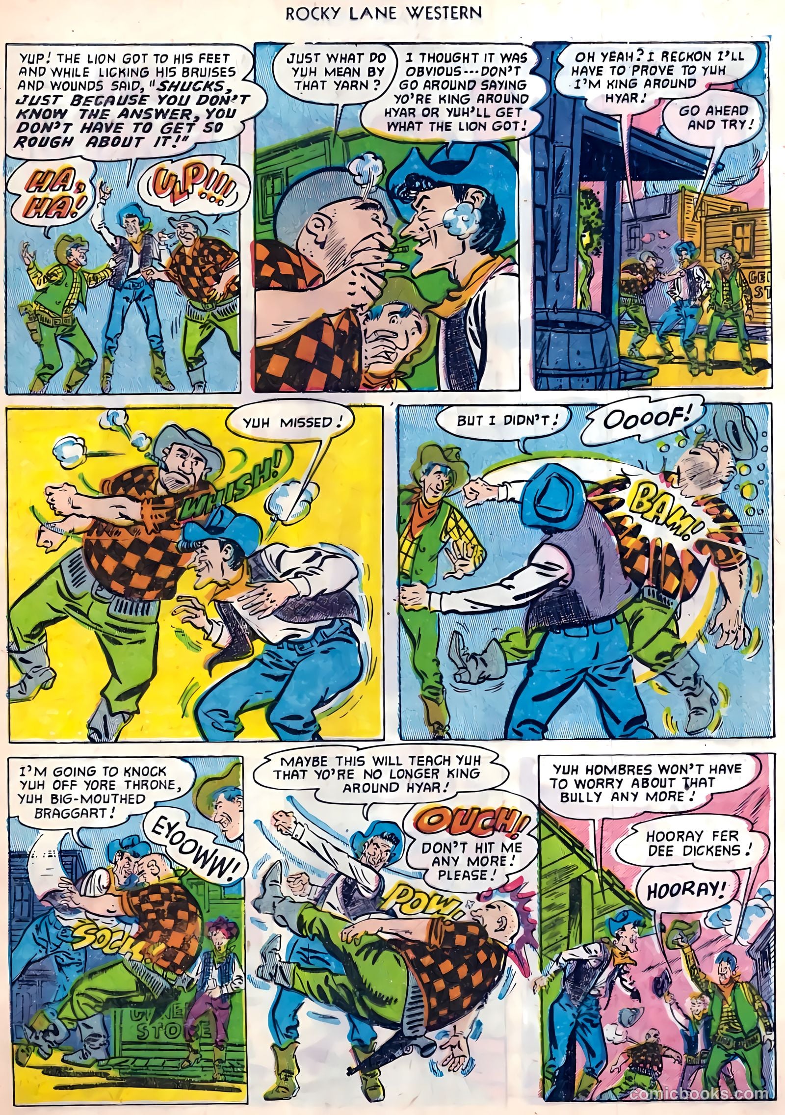 Rocky Lane Western #45 (1953) — page 14 of 37