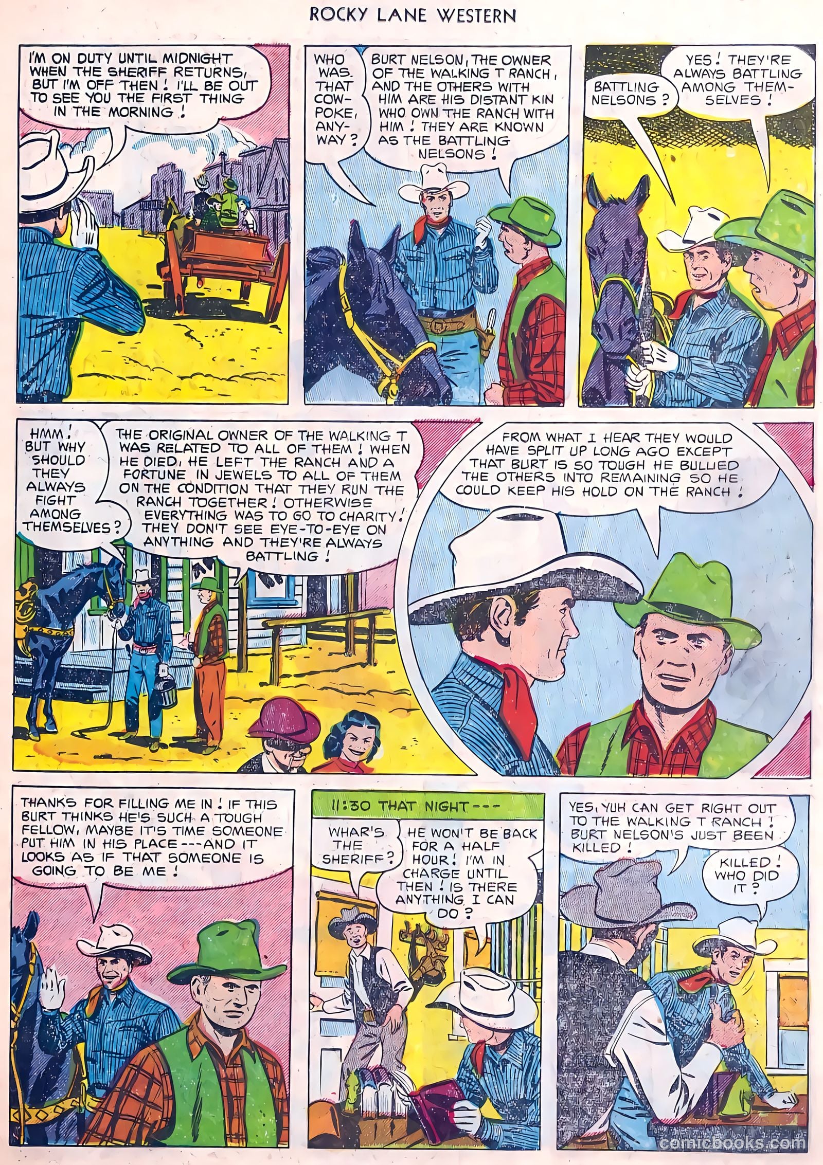Rocky Lane Western #45 (1953) — page 16 of 37