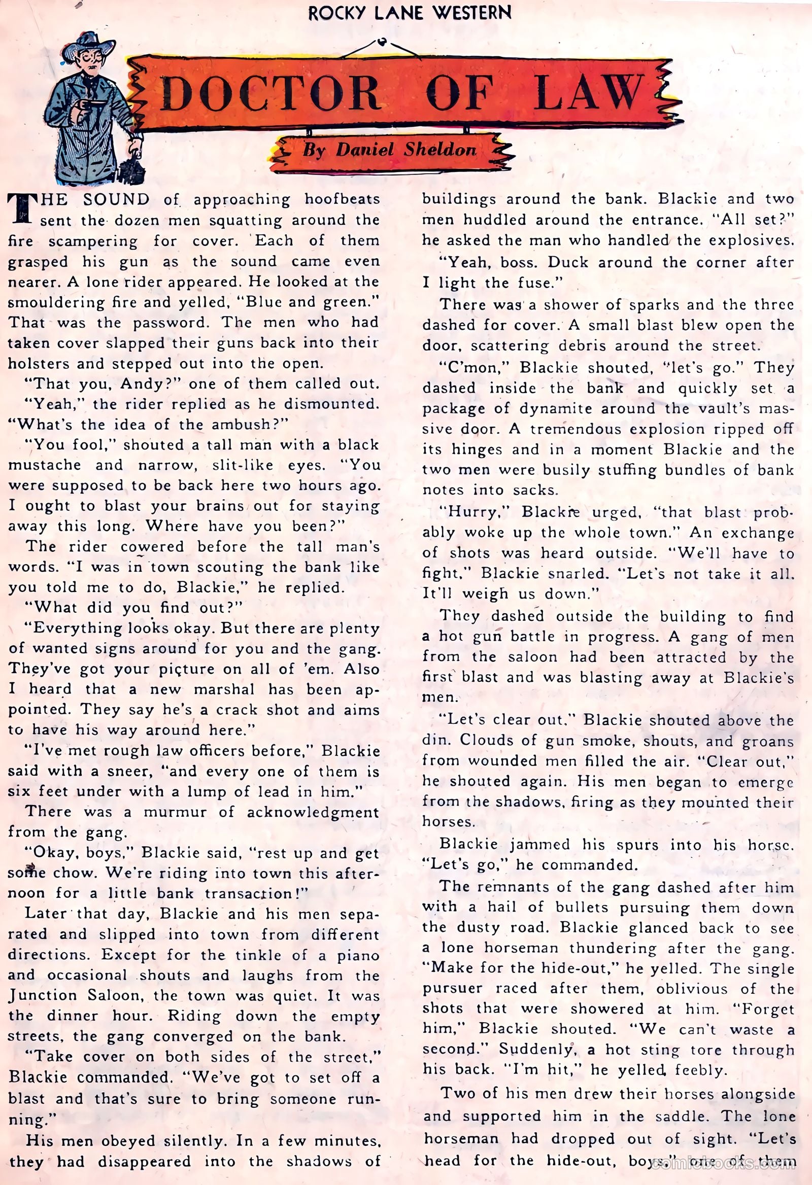 Rocky Lane Western #45 (1953) — page 22 of 37