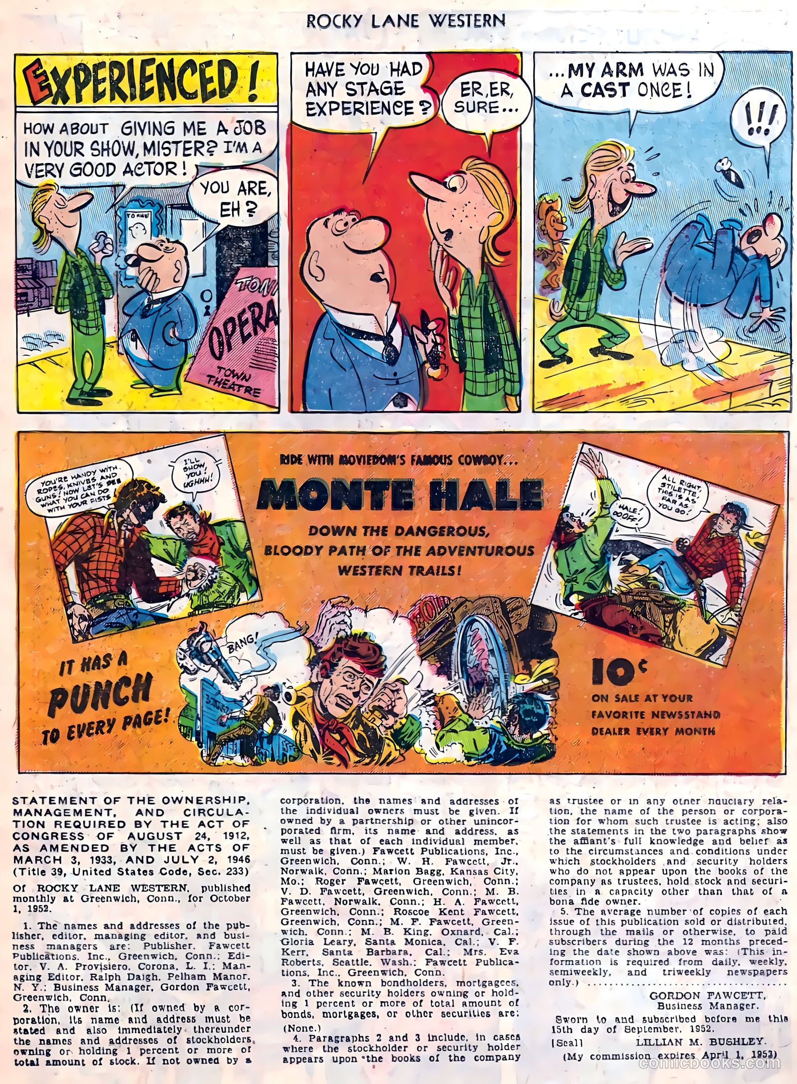 Rocky Lane Western #45 (1953) — page 24 of 37