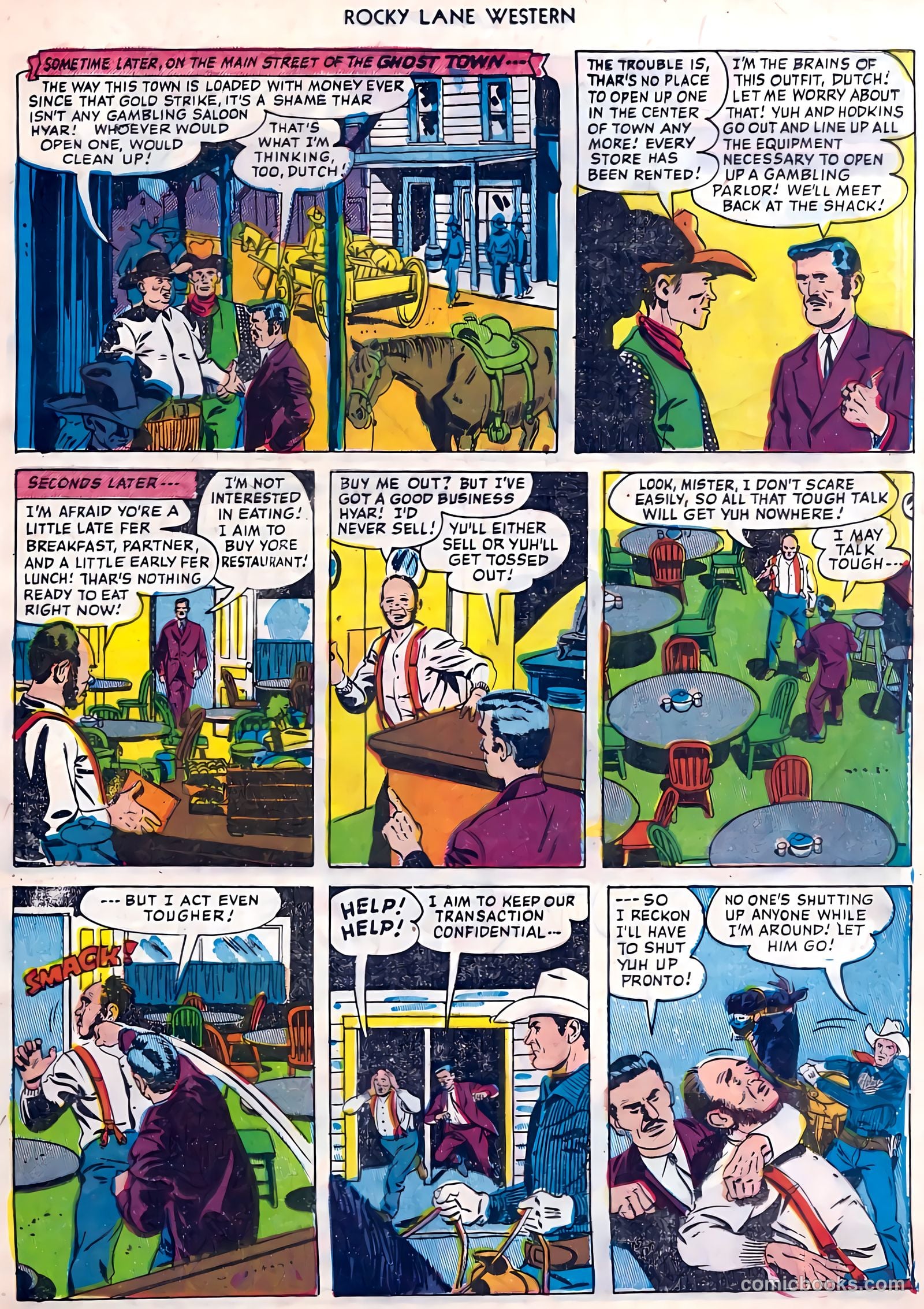 Rocky Lane Western #45 (1953) — page 26 of 37
