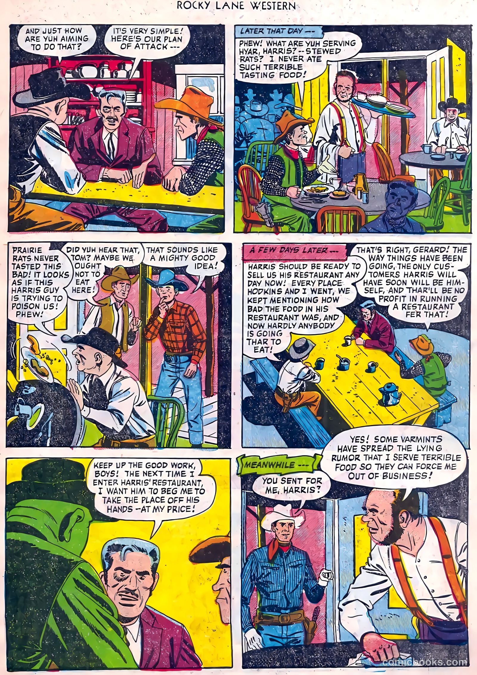 Rocky Lane Western #45 (1953) — page 28 of 37