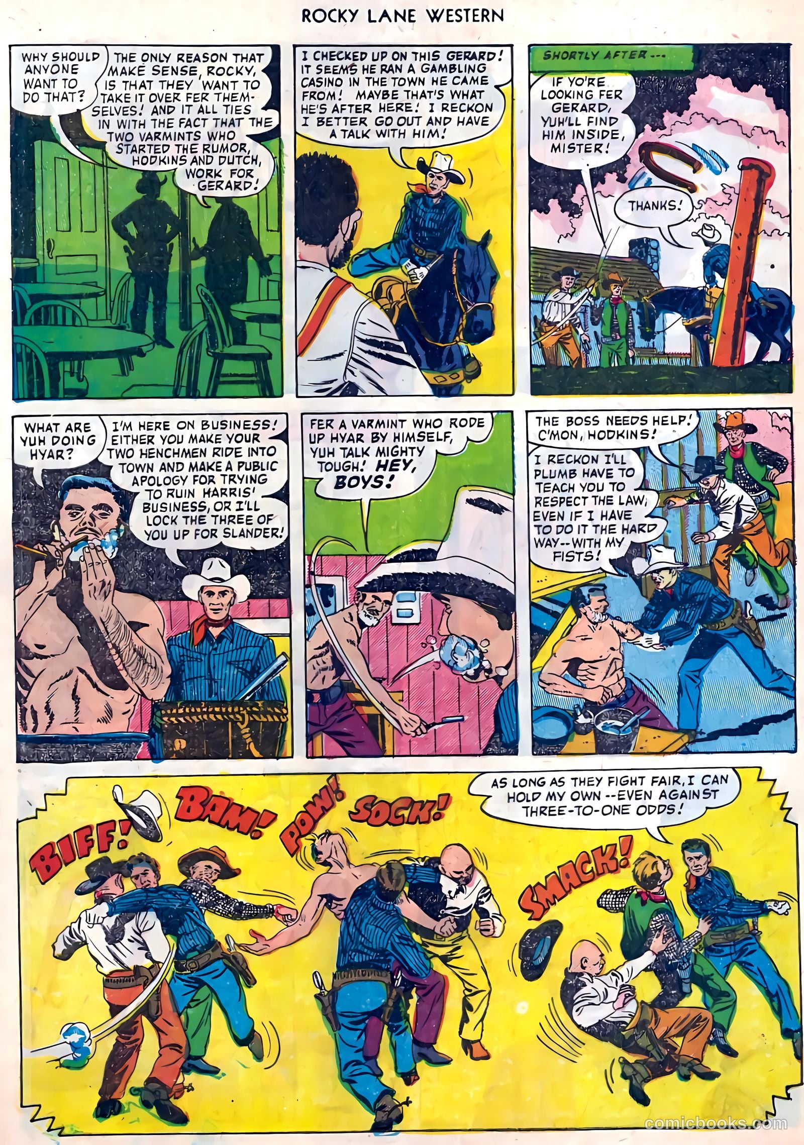 Rocky Lane Western #45 (1953) — page 29 of 37