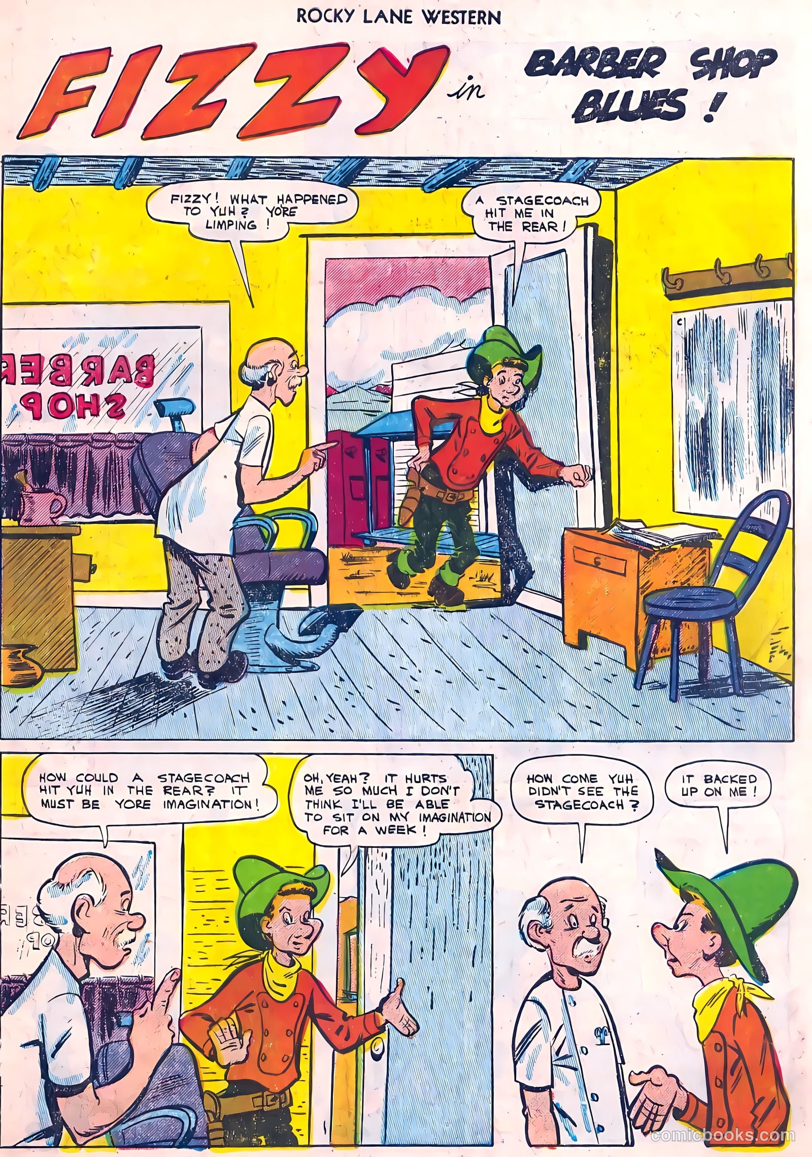 Rocky Lane Western #45 (1953) — page 32 of 37