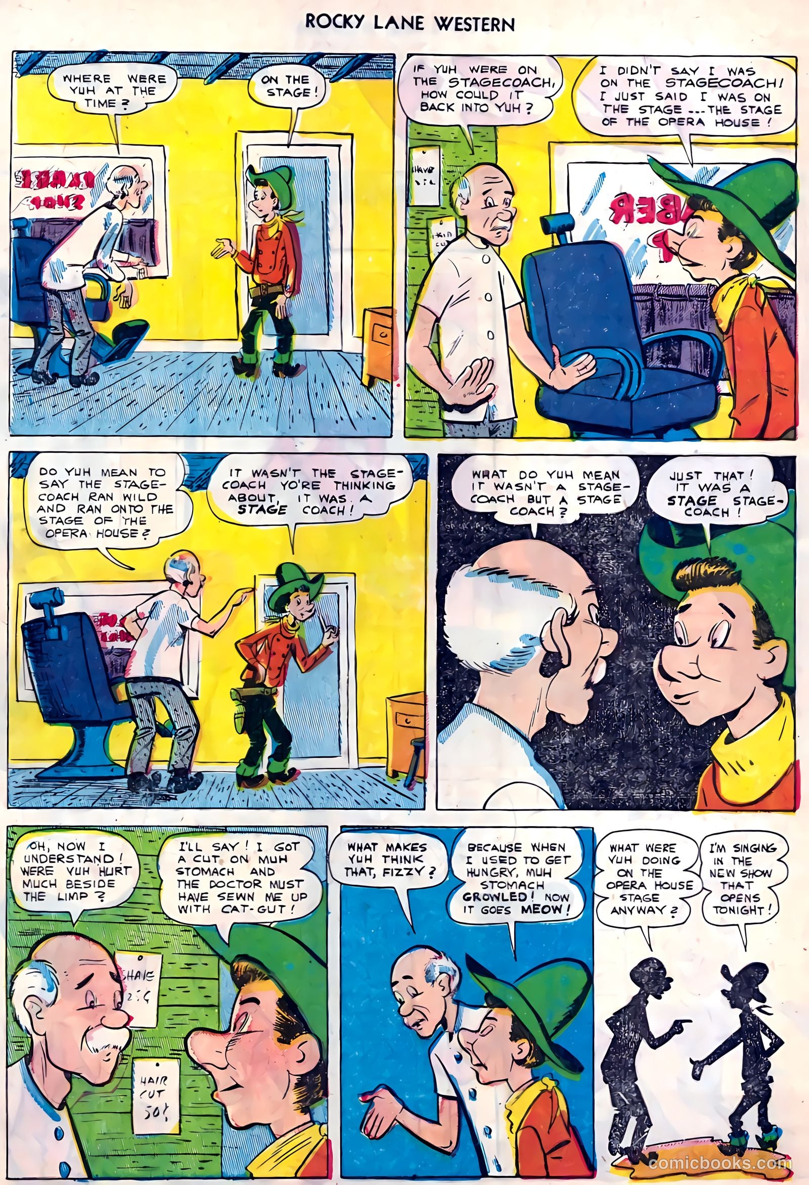 Rocky Lane Western #45 (1953) — page 33 of 37