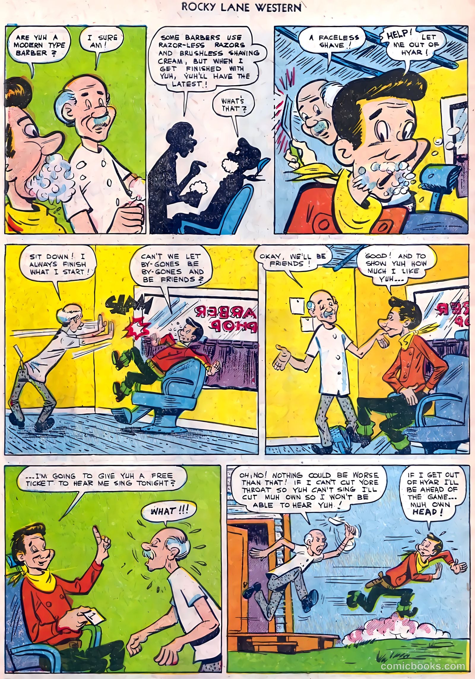 Rocky Lane Western #45 (1953) — page 35 of 37