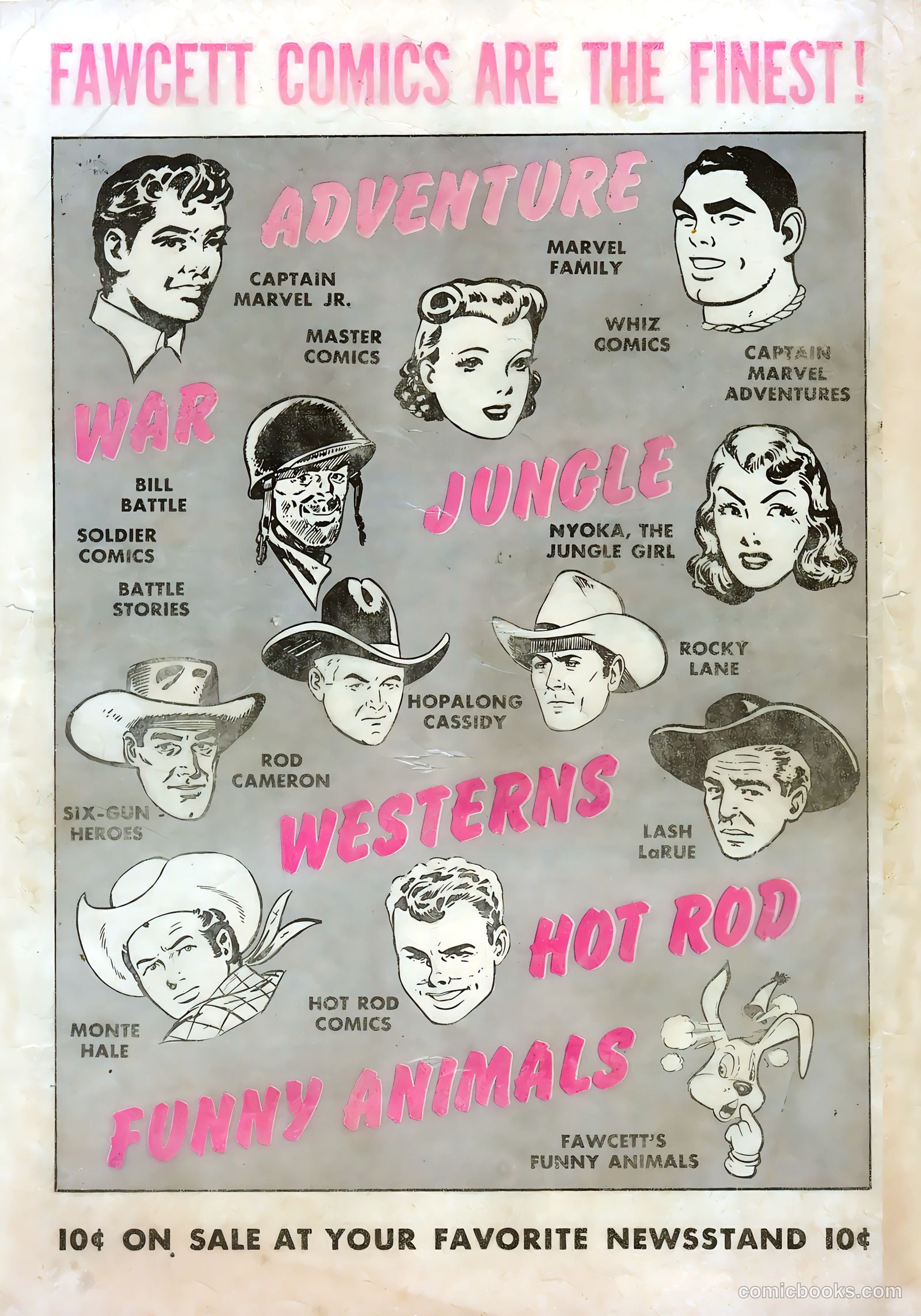 Rocky Lane Western #45 (1953) — page 37 of 37