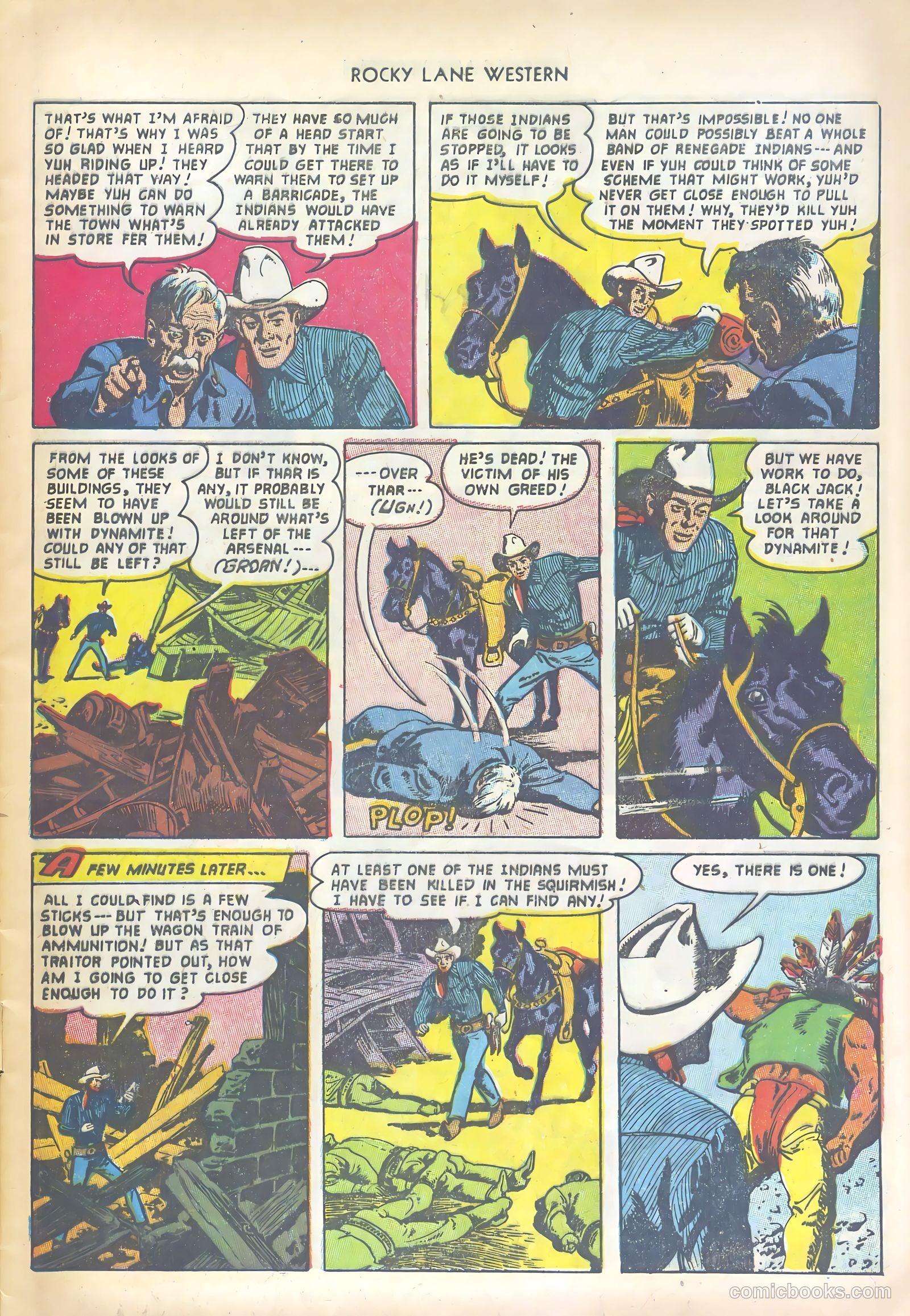 Rocky Lane Western #47 (1953) — page 5 of 36