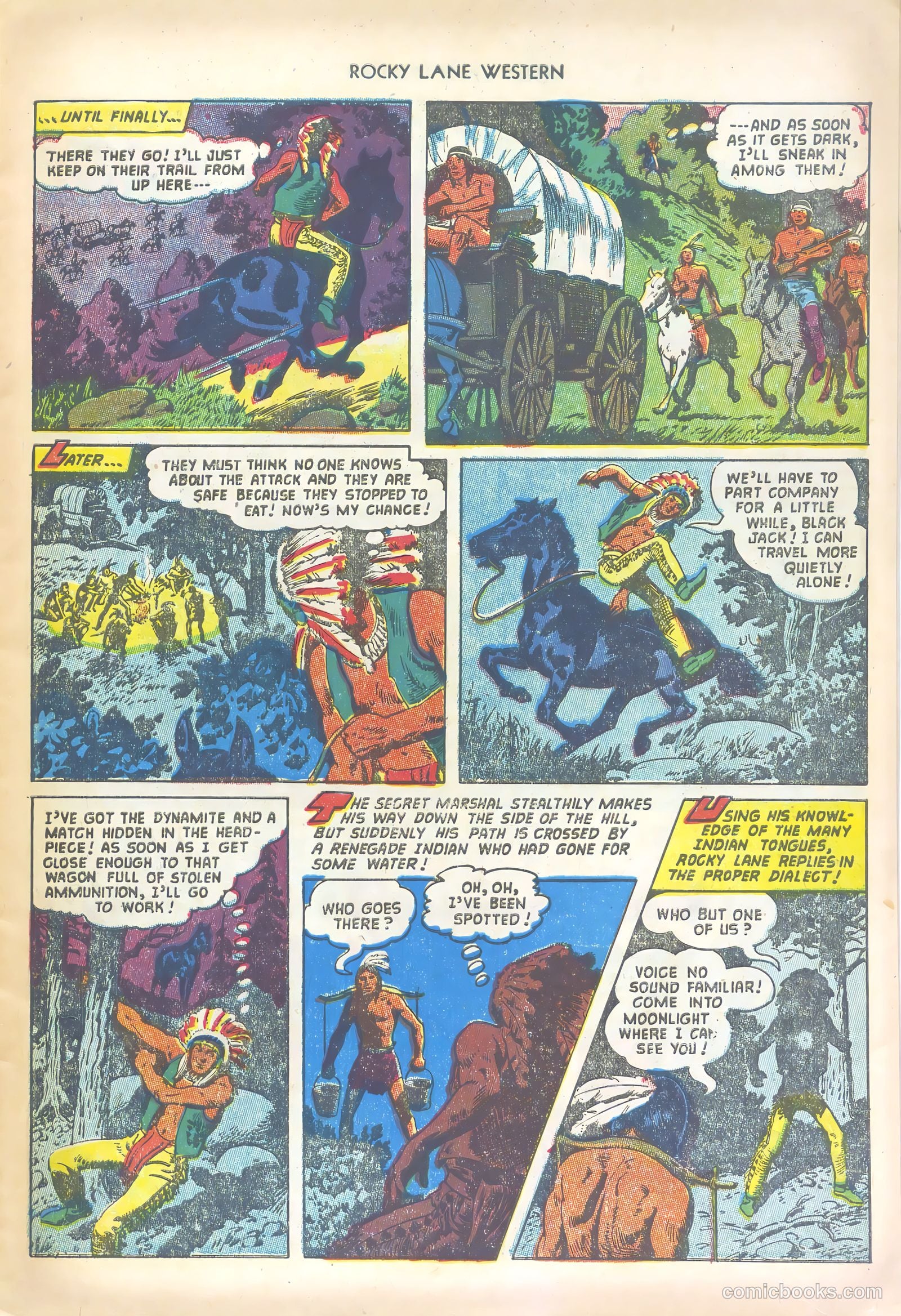 Rocky Lane Western #47 (1953) — page 7 of 36