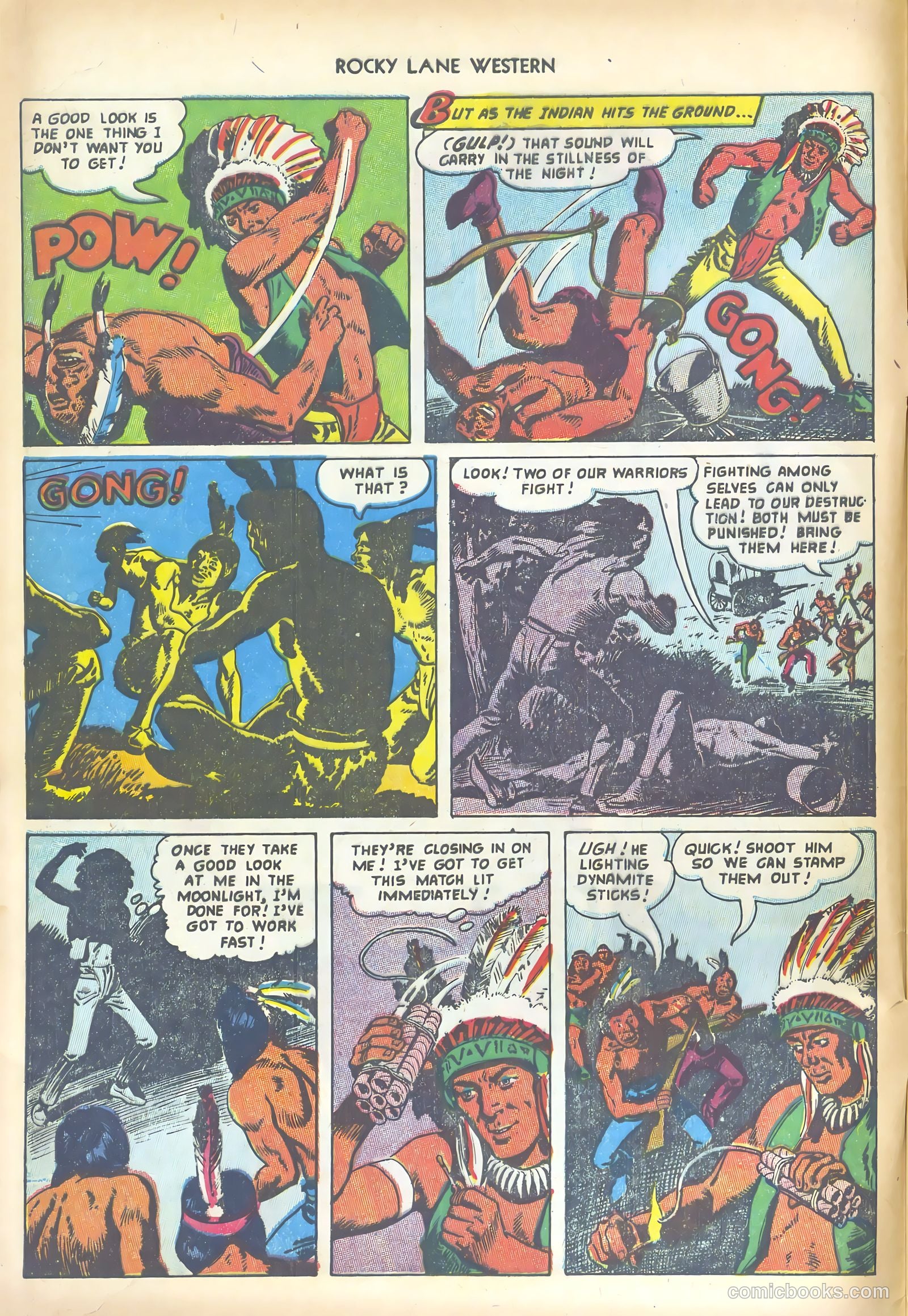 Rocky Lane Western #47 (1953) — page 8 of 36