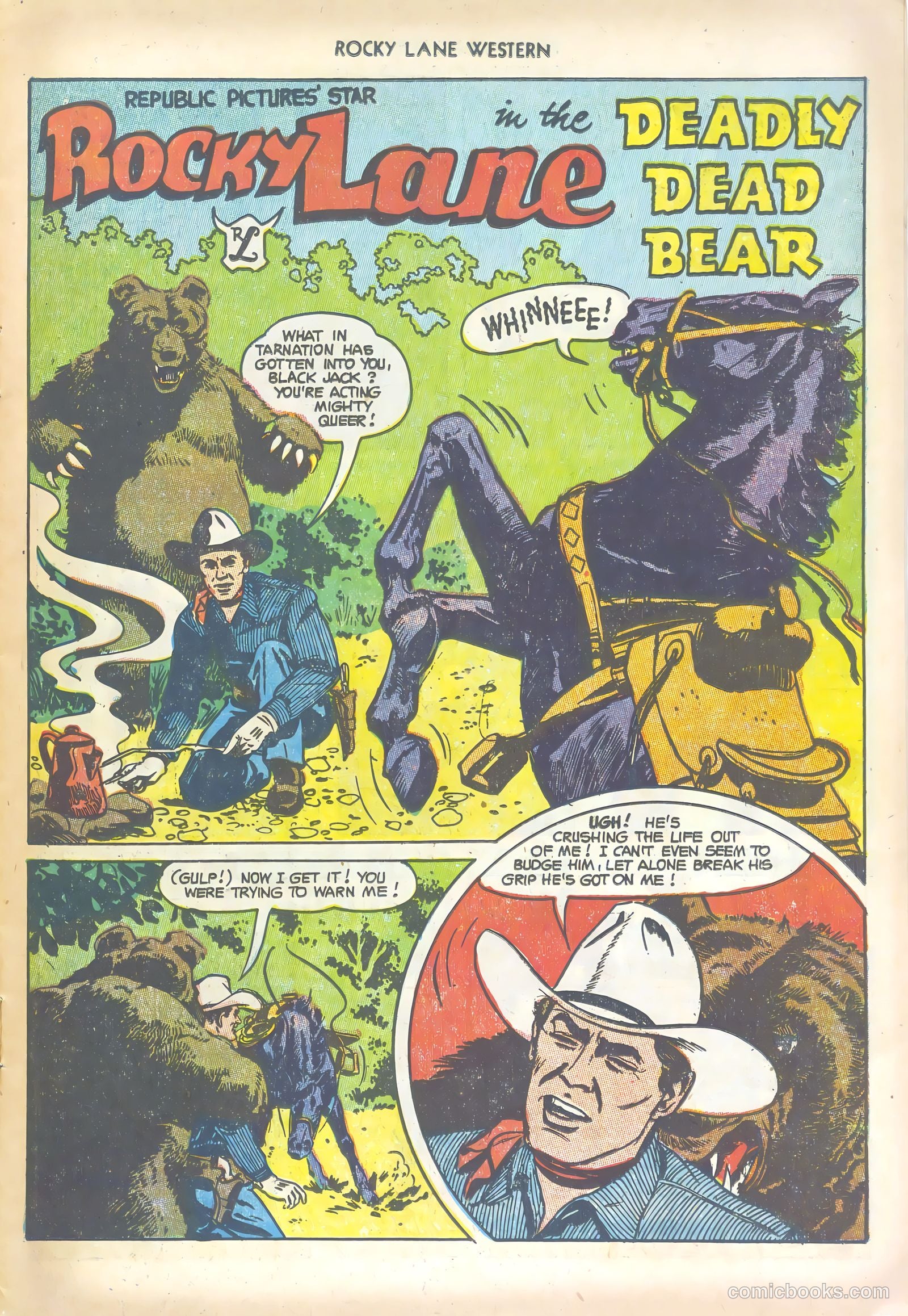 Rocky Lane Western #47 (1953) — page 11 of 36