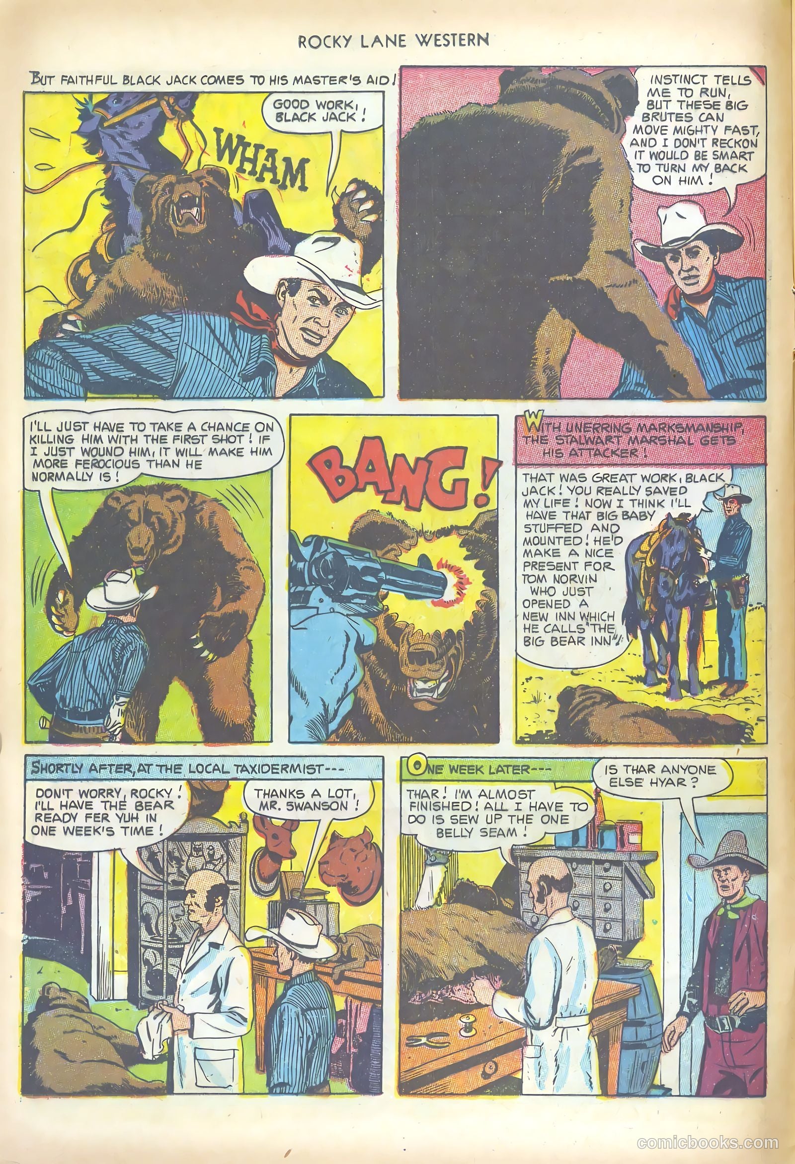 Rocky Lane Western #47 (1953) — page 12 of 36