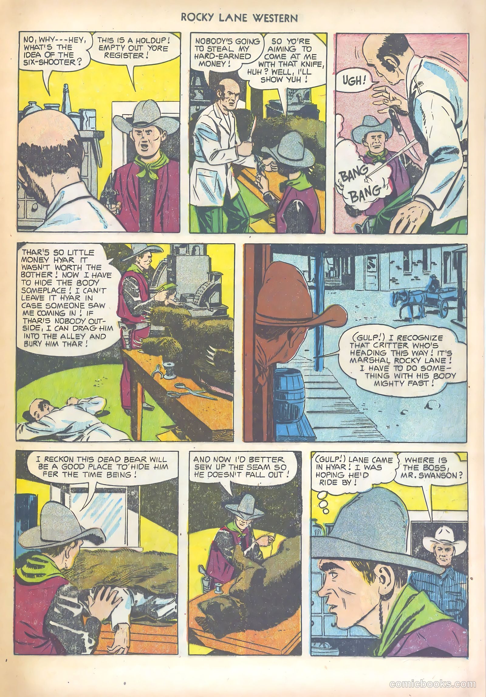 Rocky Lane Western #47 (1953) — page 13 of 36