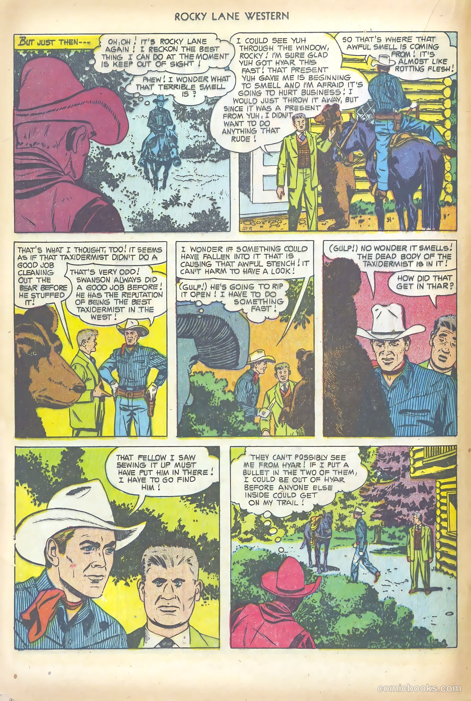Rocky Lane Western #47 (1953) — page 16 of 36