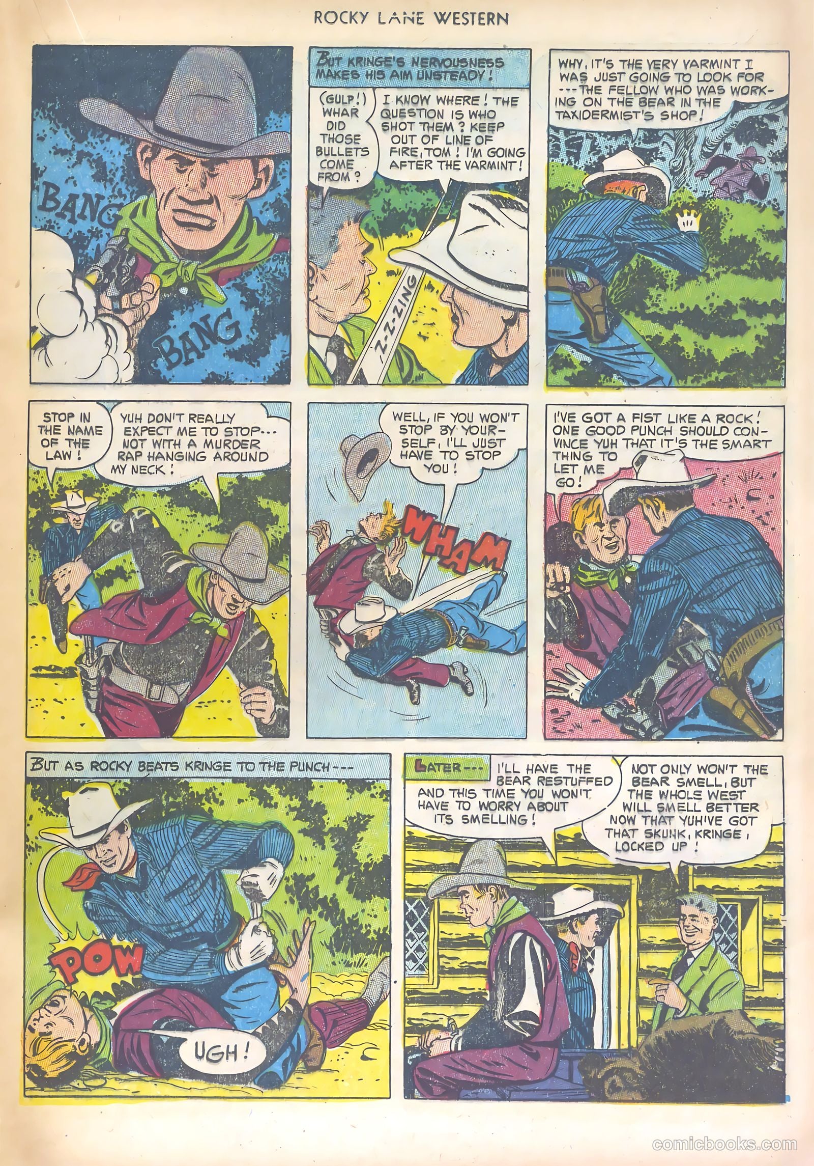 Rocky Lane Western #47 (1953) — page 17 of 36