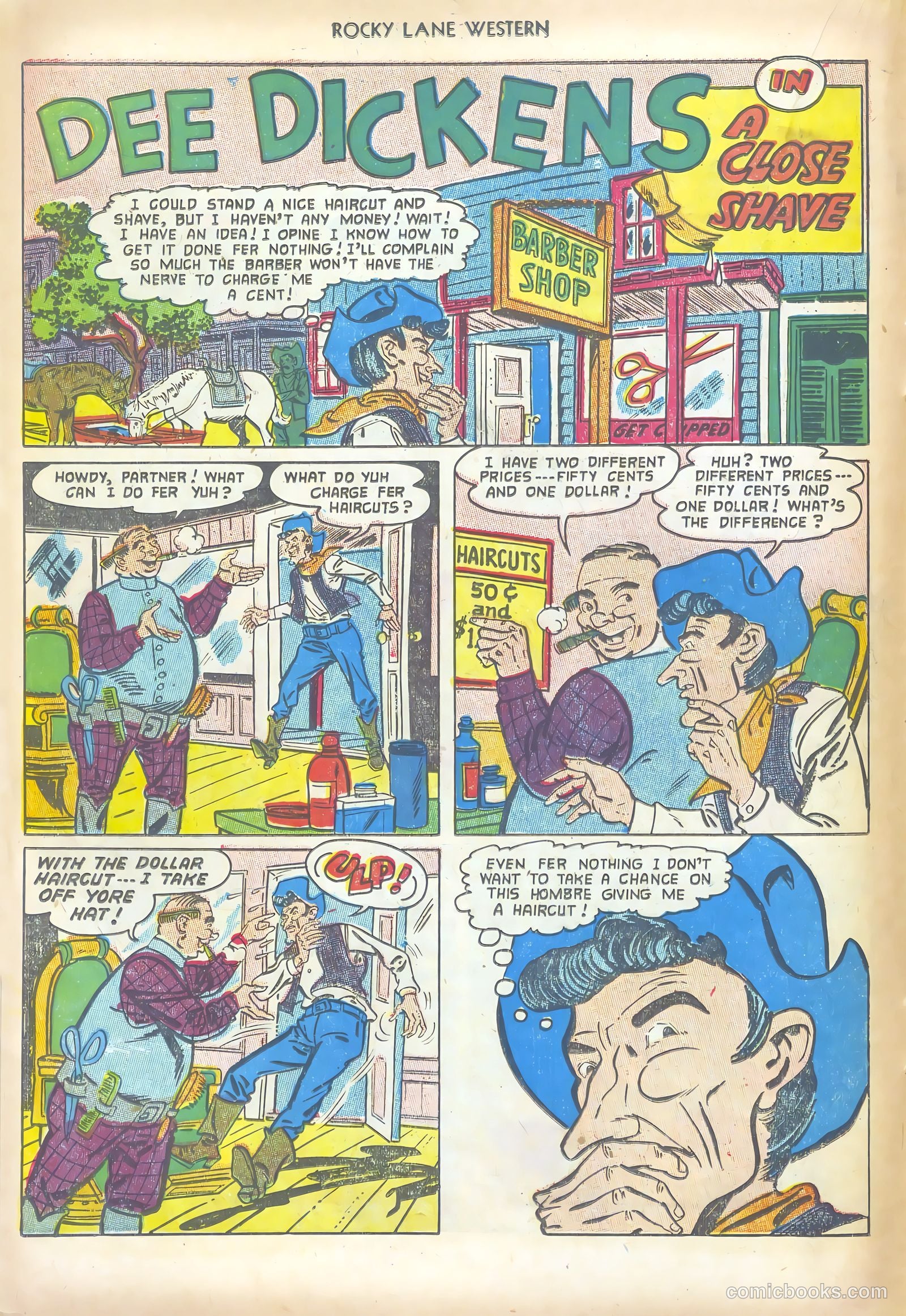 Rocky Lane Western #47 (1953) — page 18 of 36