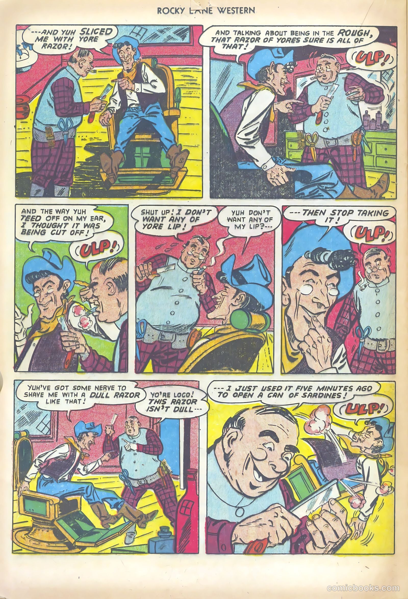 Rocky Lane Western #47 (1953) — page 20 of 36