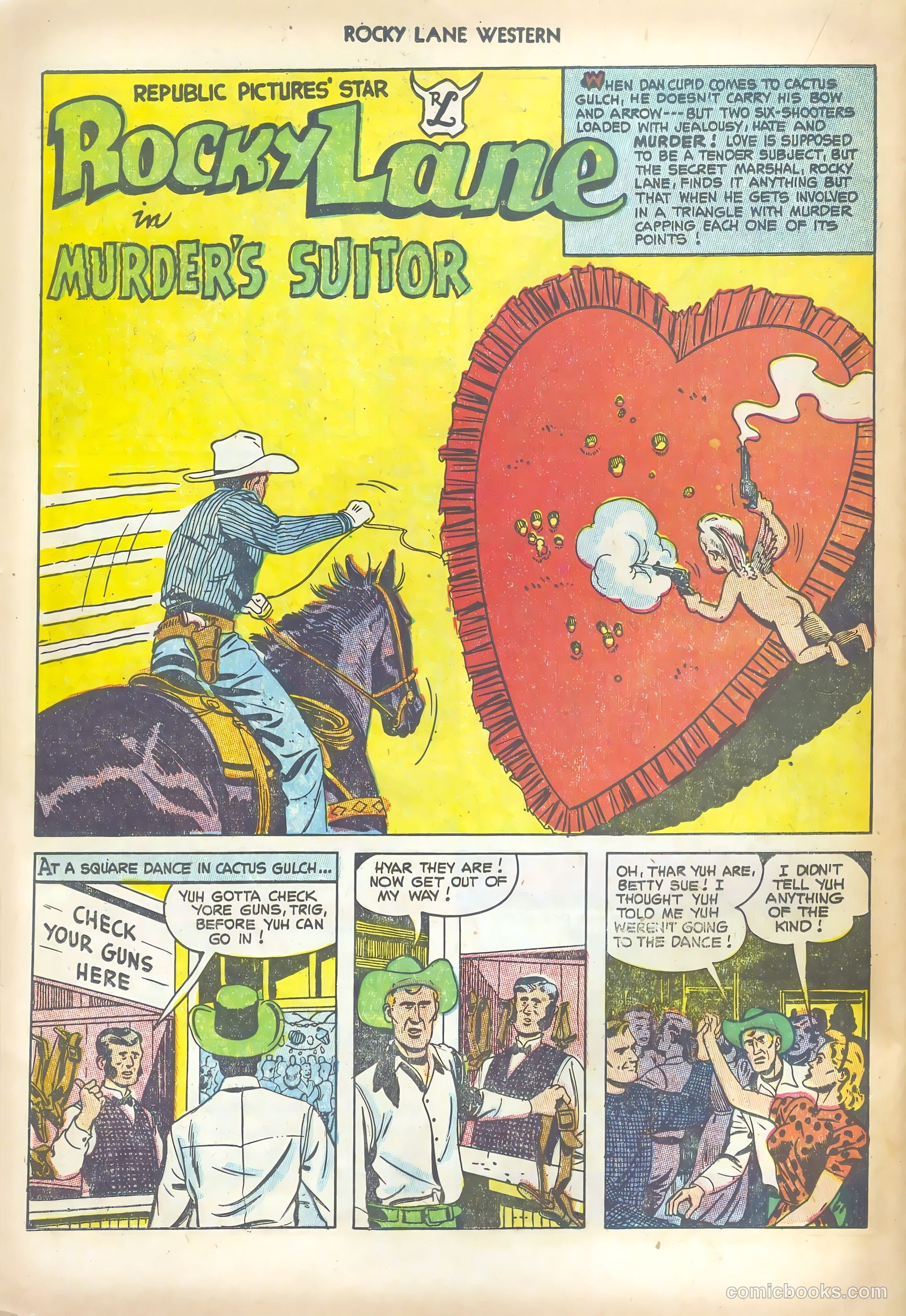 Rocky Lane Western #47 (1953) — page 22 of 36