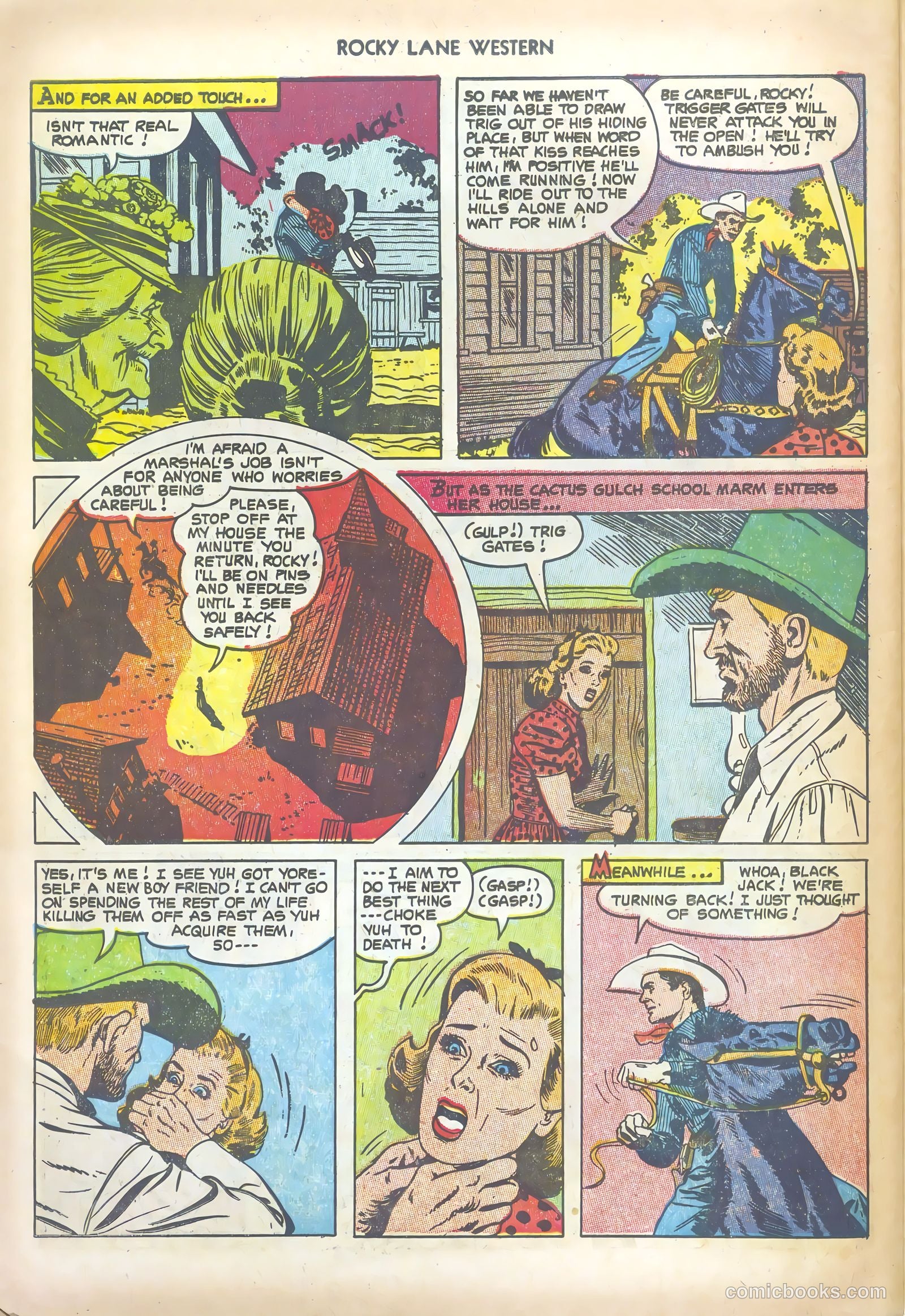 Rocky Lane Western #47 (1953) — page 26 of 36