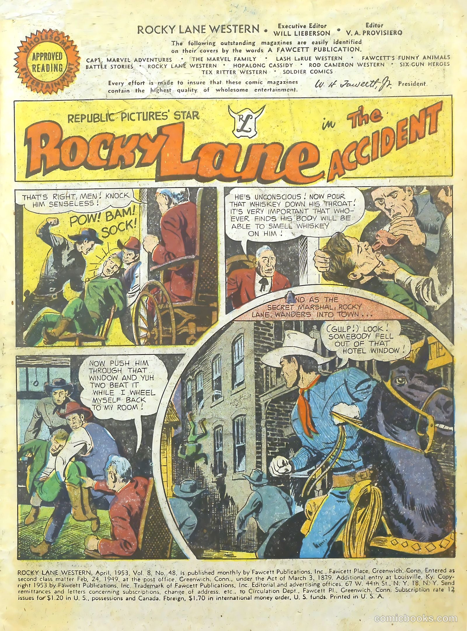 Rocky Lane Western #48 (1953) — page 4 of 37