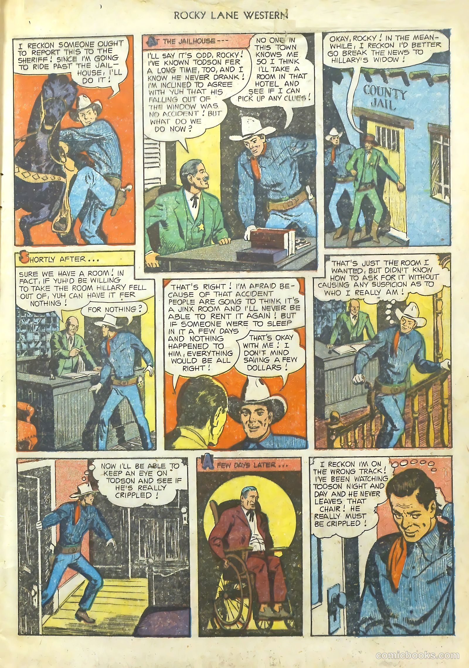 Rocky Lane Western #48 (1953) — page 6 of 37