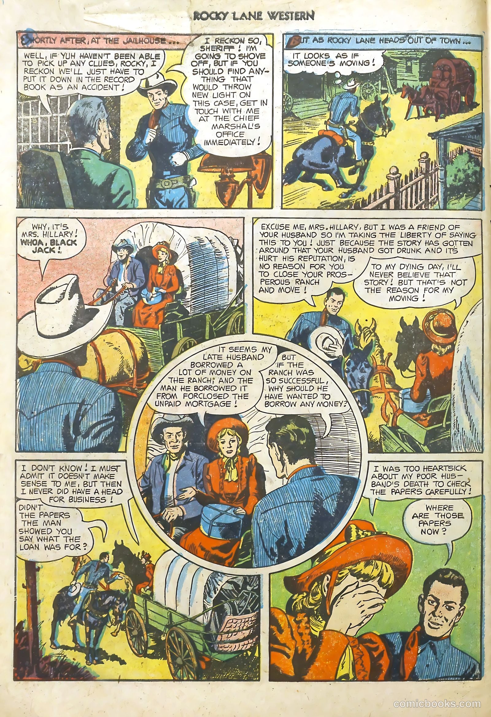Rocky Lane Western #48 (1953) — page 7 of 37