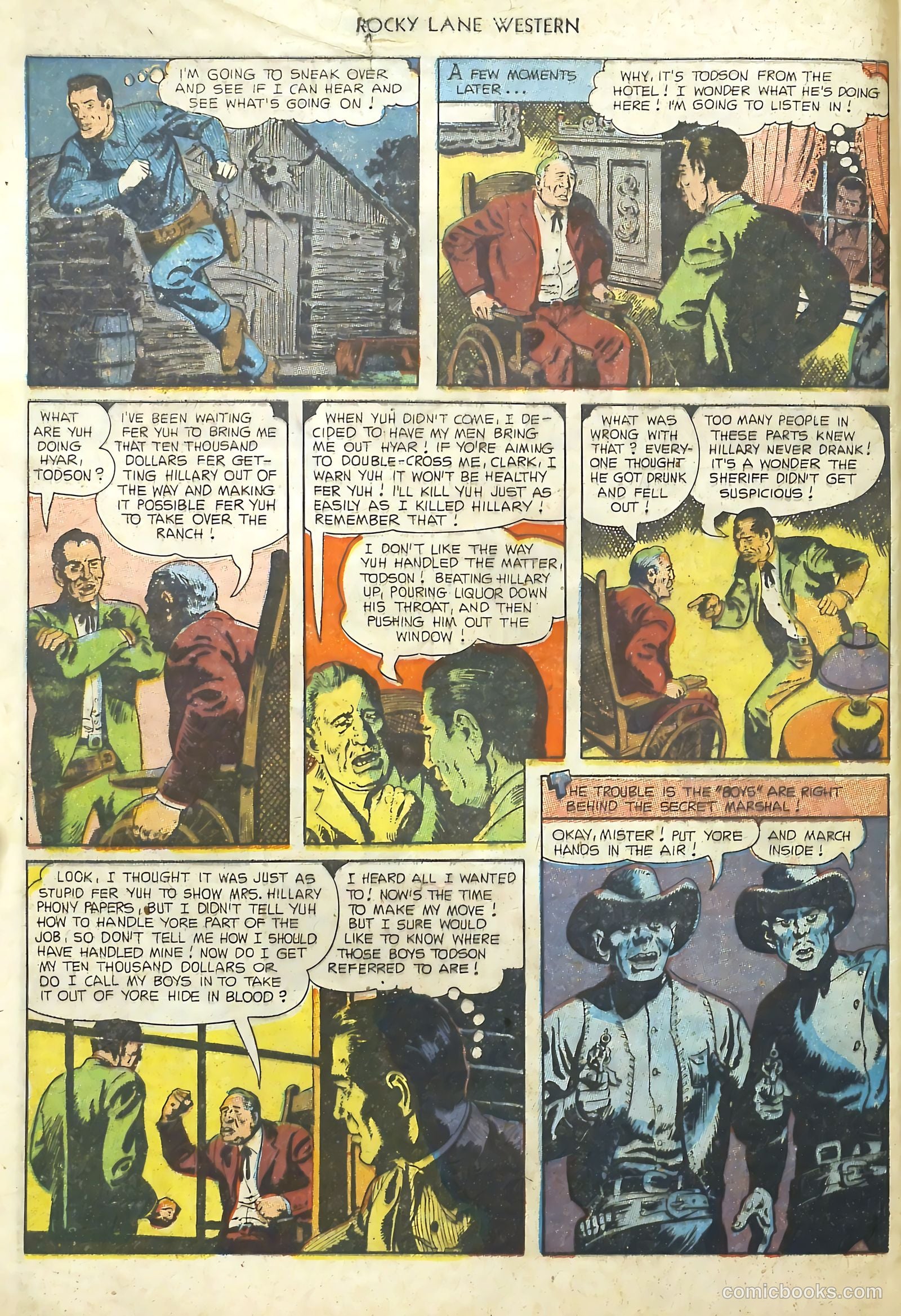 Rocky Lane Western #48 (1953) — page 9 of 37