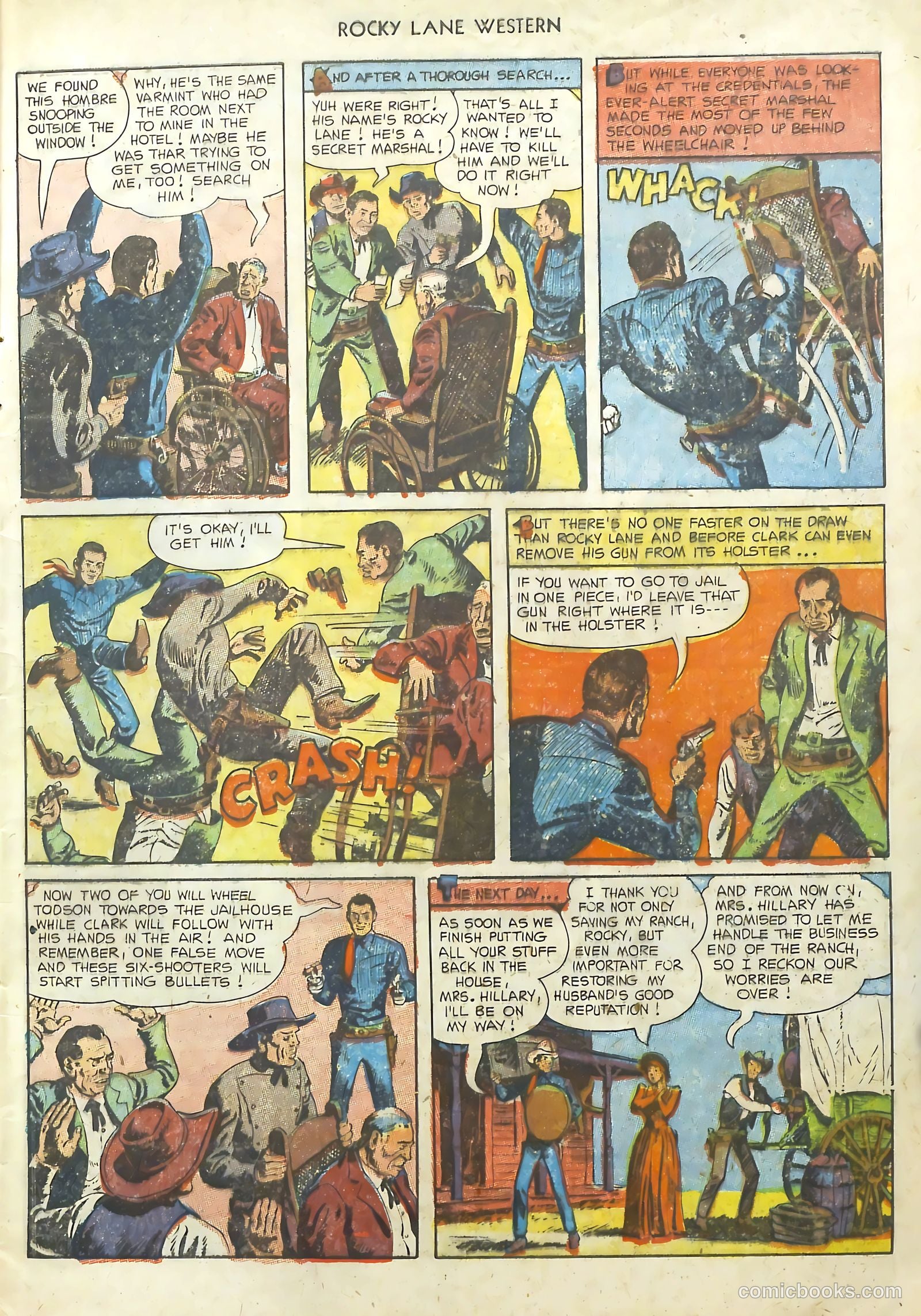 Rocky Lane Western #48 (1953) — page 10 of 37
