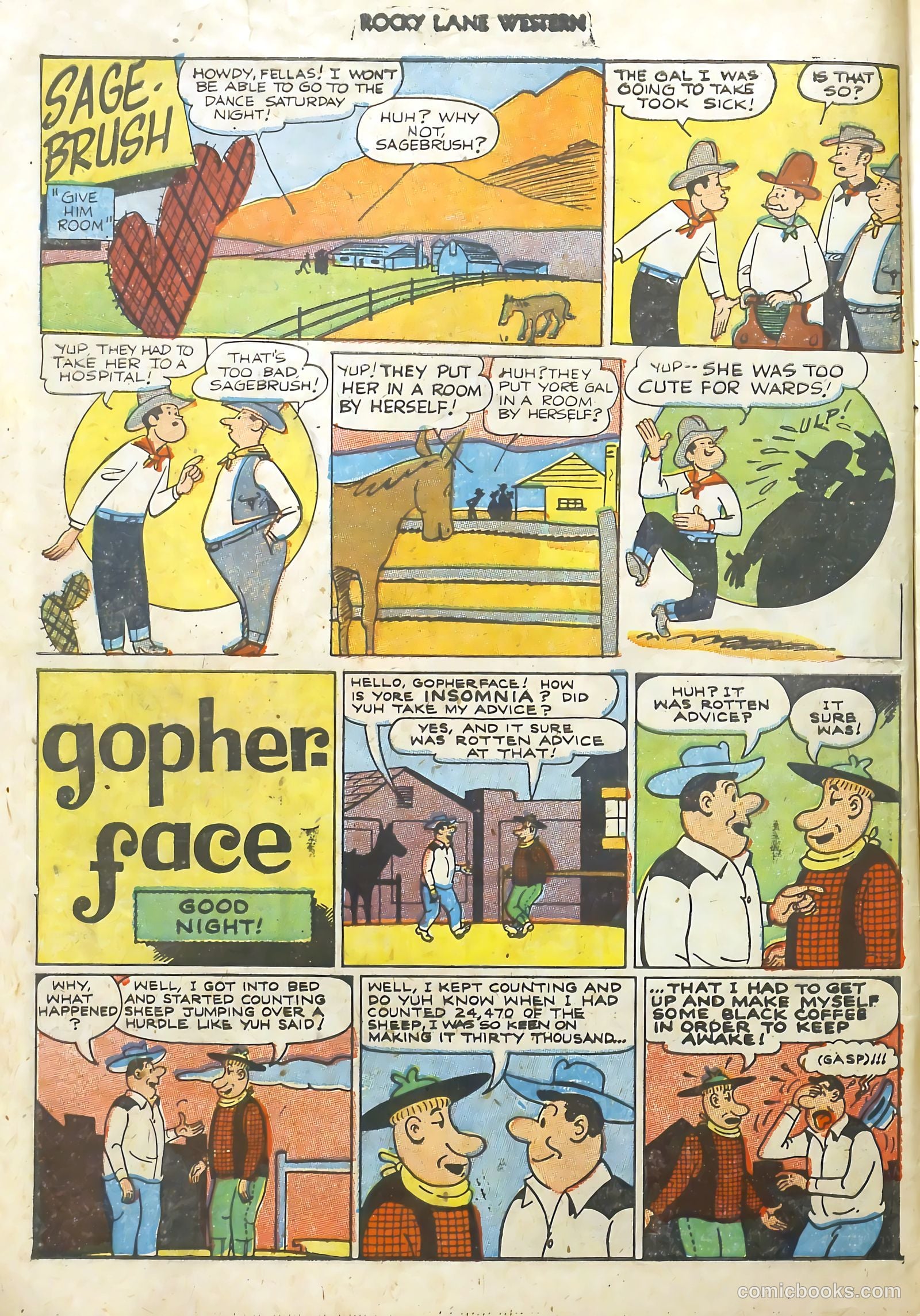 Rocky Lane Western #48 (1953) — page 11 of 37
