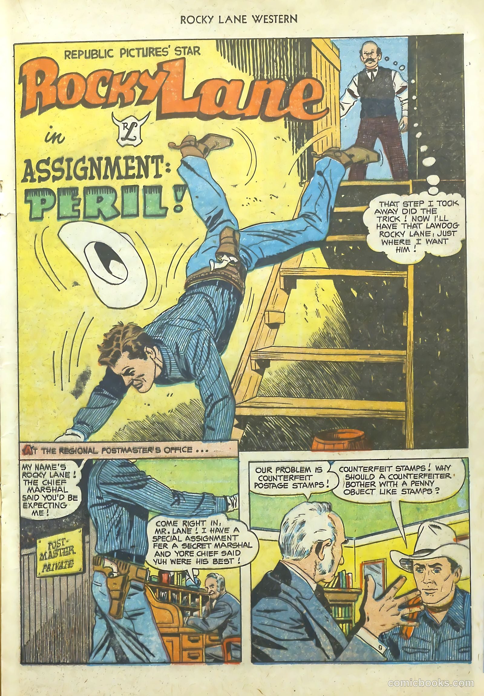 Rocky Lane Western #48 (1953) — page 18 of 37