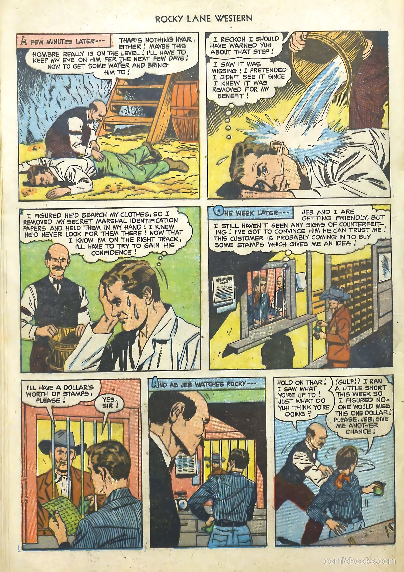 Rocky Lane Western #48 (1953) — page 21 of 37