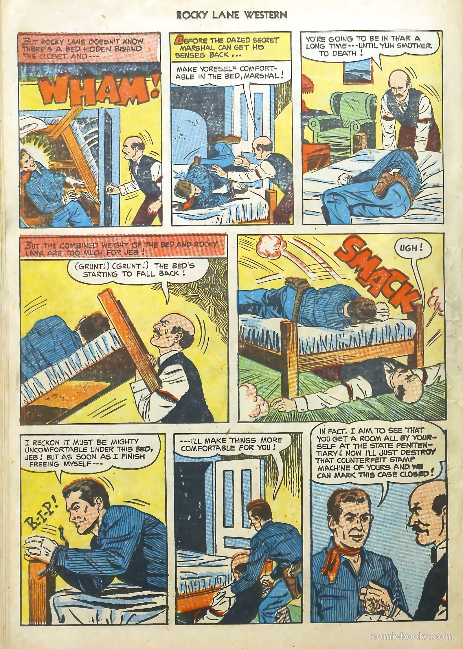 Rocky Lane Western #48 (1953) — page 23 of 37