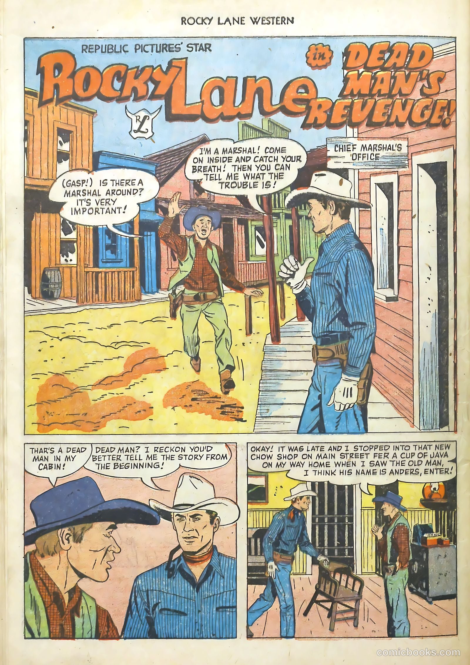 Rocky Lane Western #48 (1953) — page 29 of 37