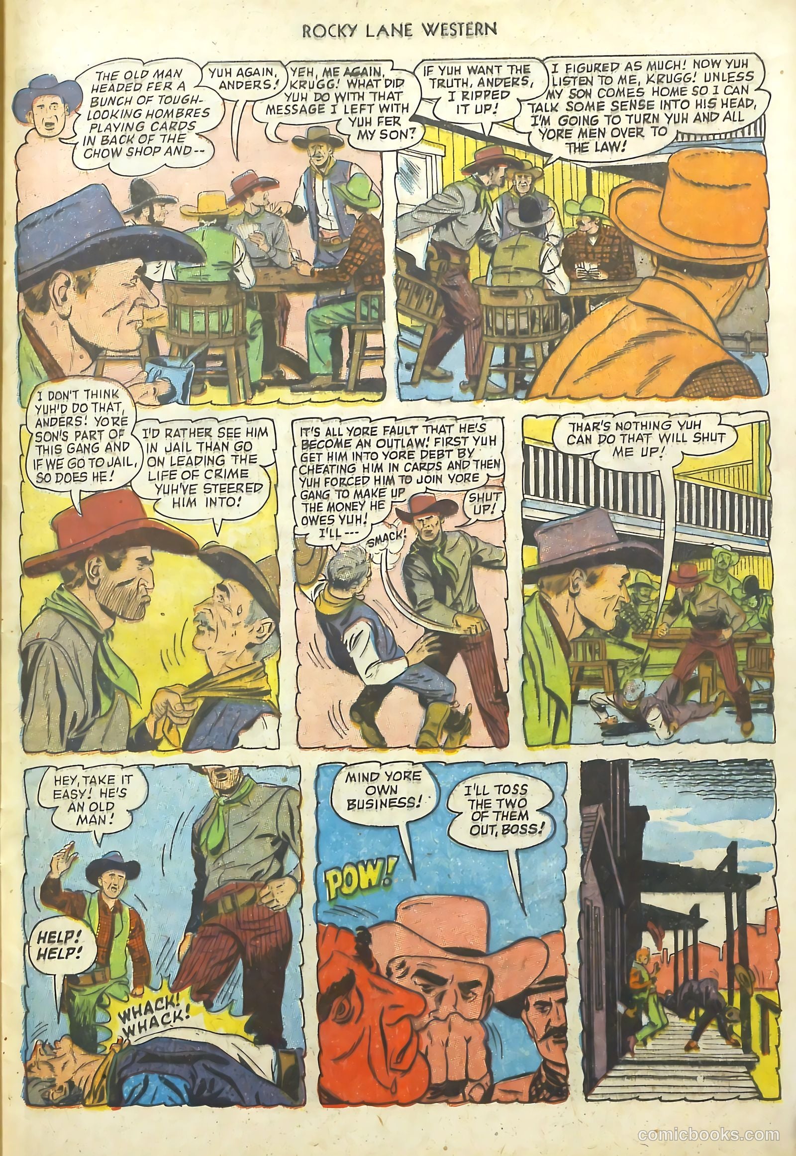 Rocky Lane Western #48 (1953) — page 30 of 37