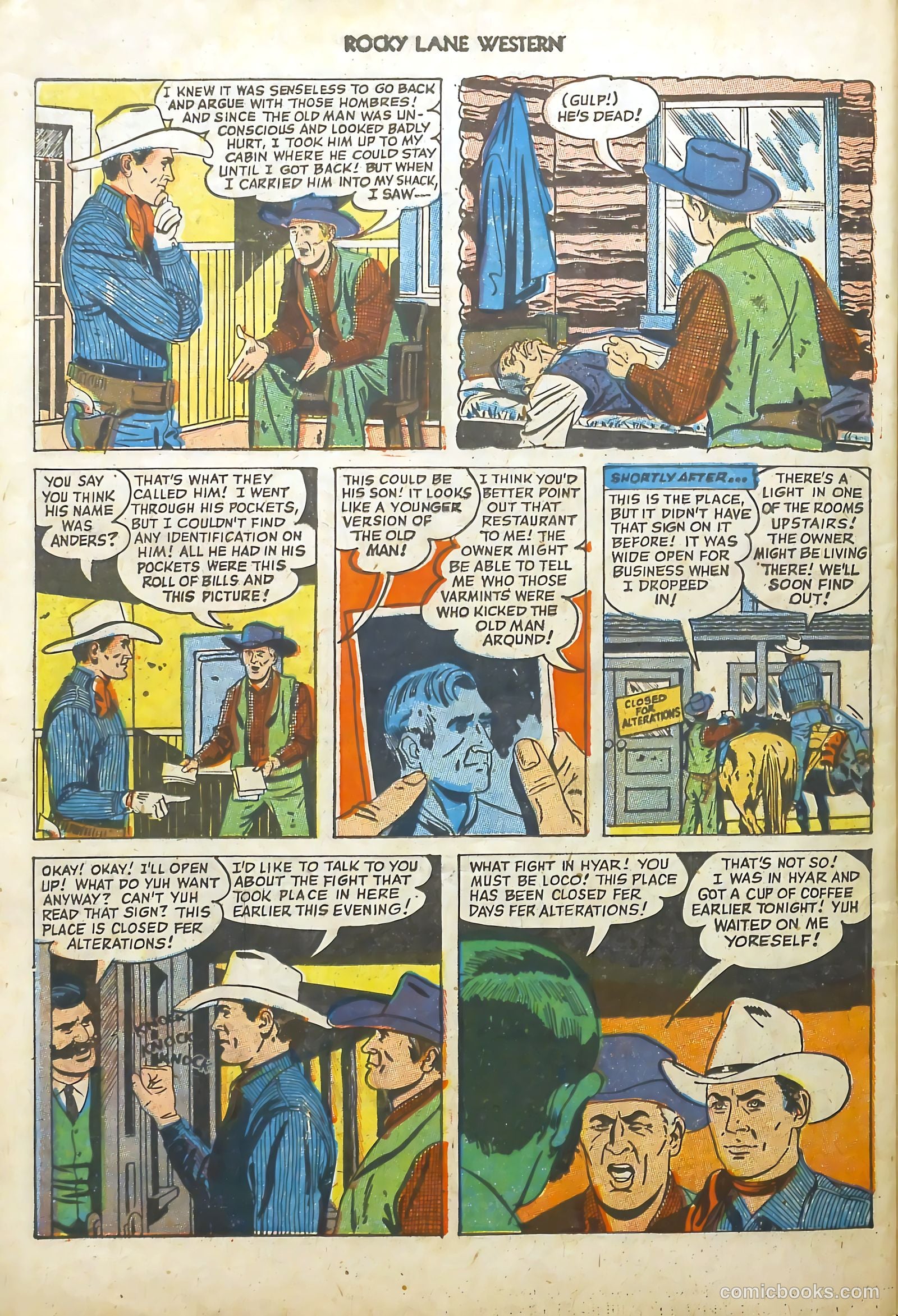 Rocky Lane Western #48 (1953) — page 31 of 37