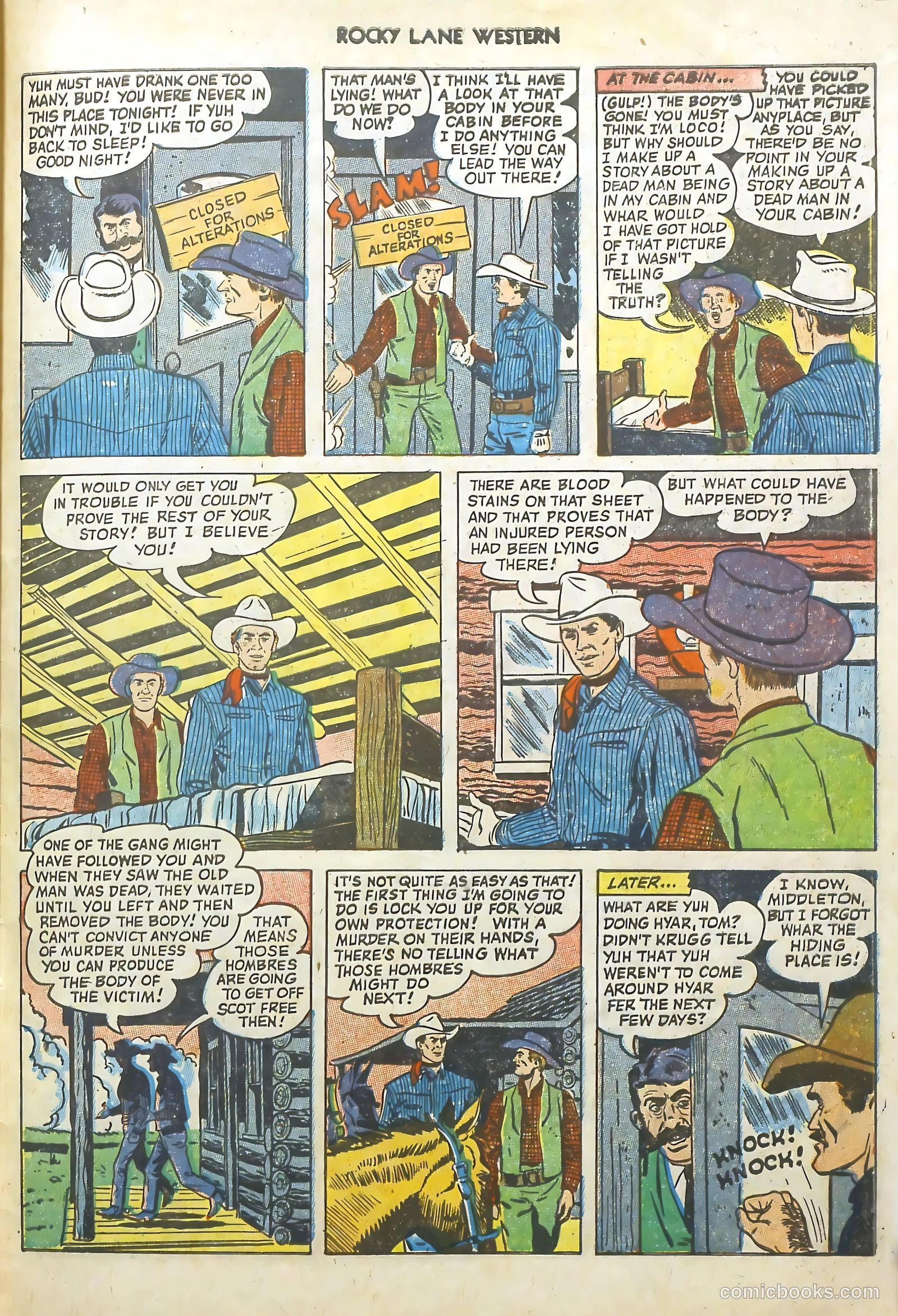 Rocky Lane Western #48 (1953) — page 32 of 37