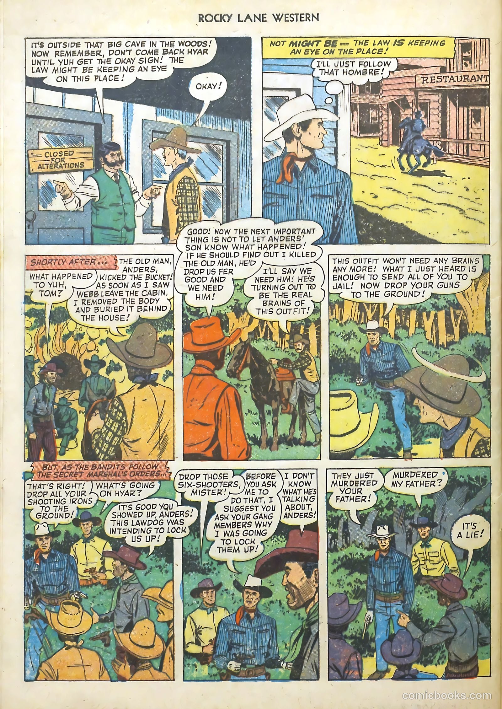 Rocky Lane Western #48 (1953) — page 33 of 37