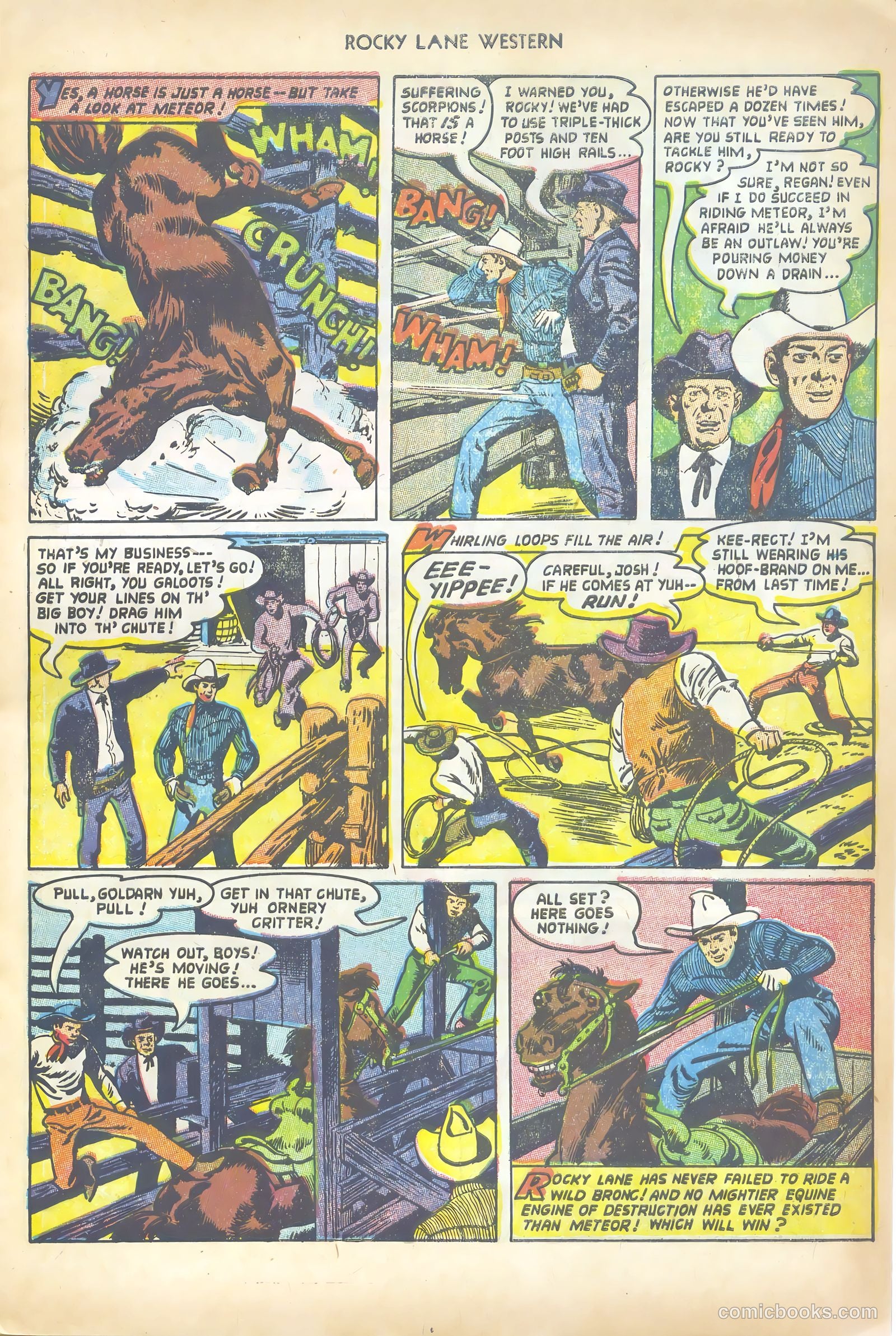 Rocky Lane Western #50 (1953) — page 5 of 36