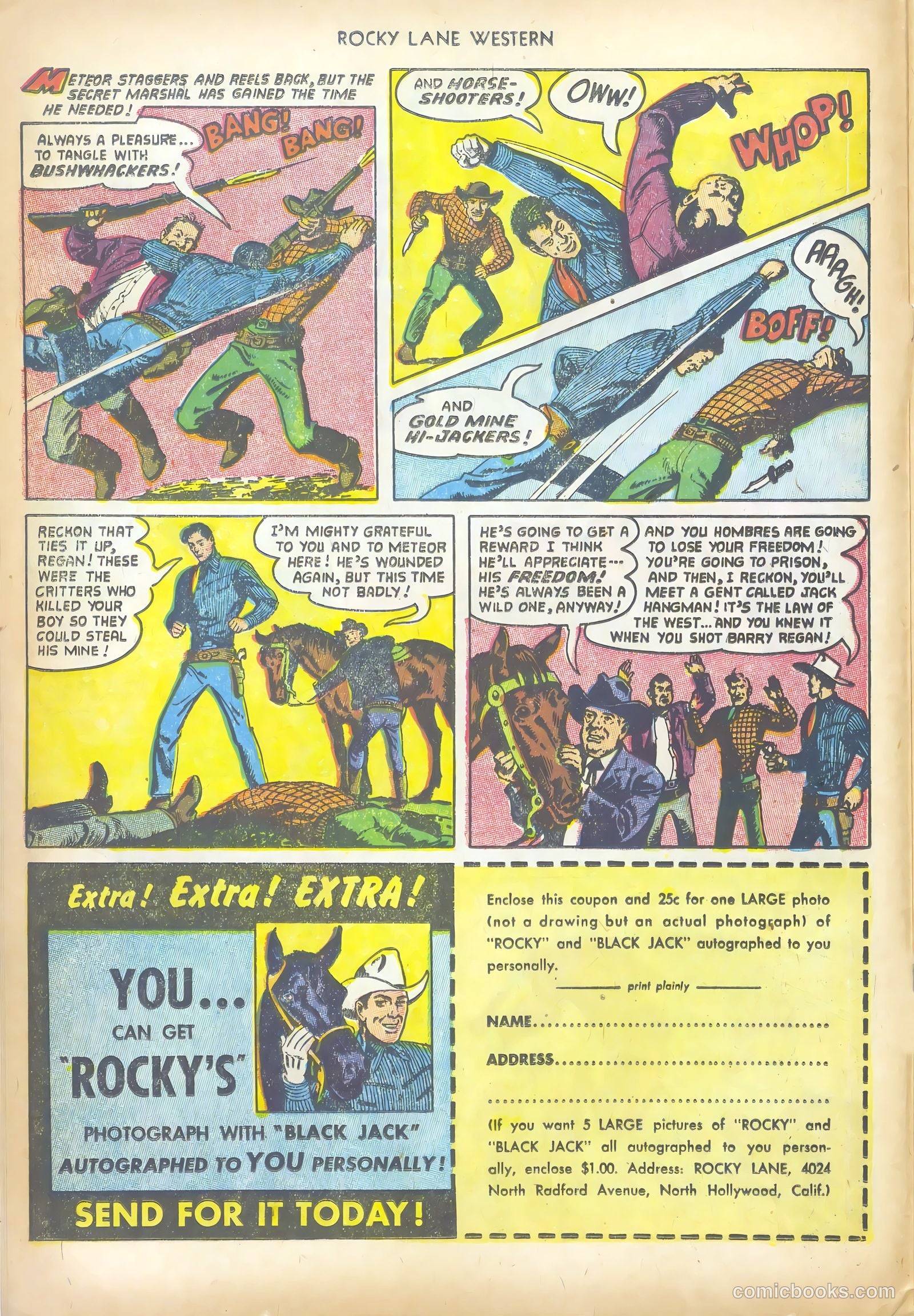Rocky Lane Western #50 (1953) — page 12 of 36