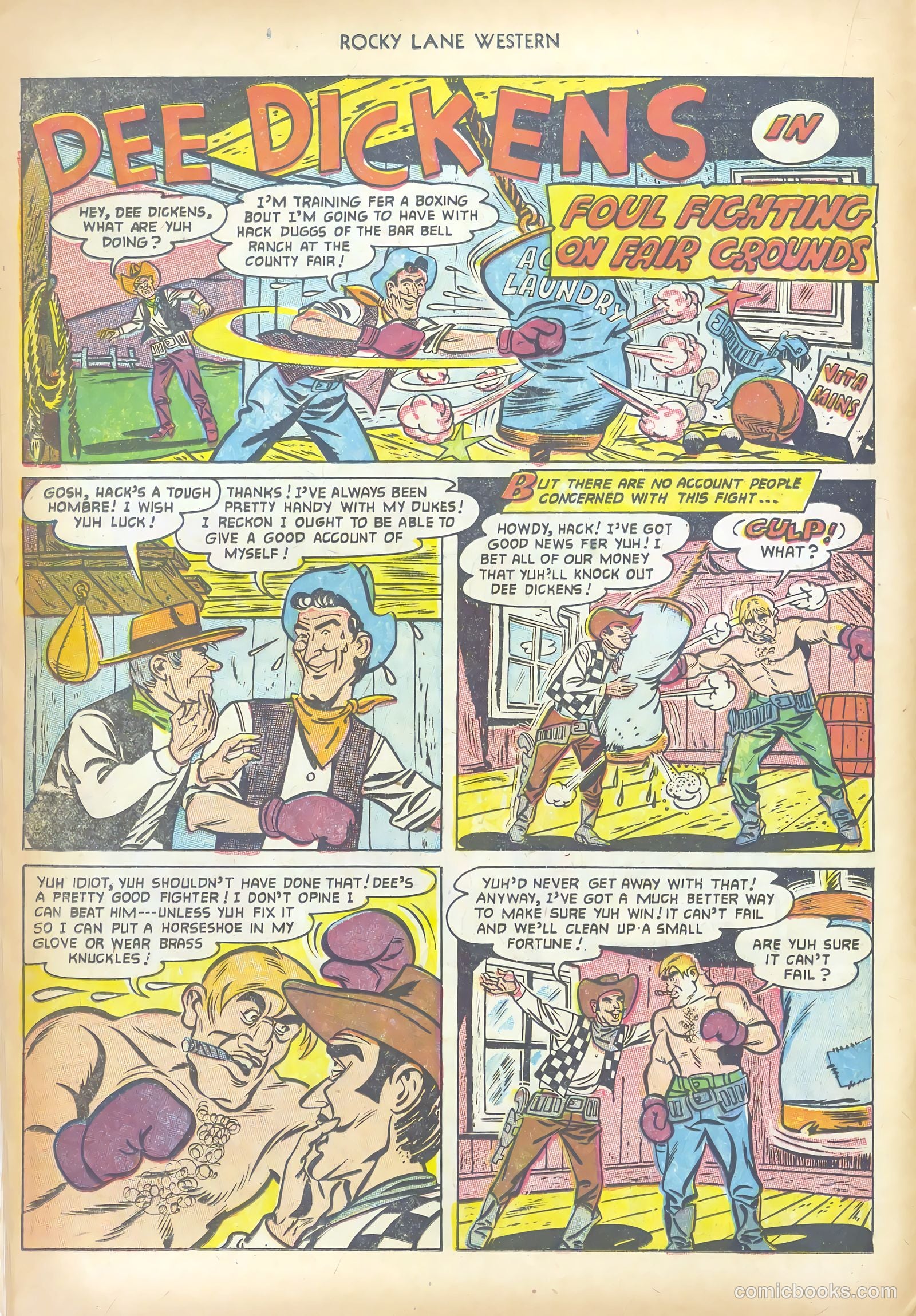 Rocky Lane Western #50 (1953) — page 14 of 36
