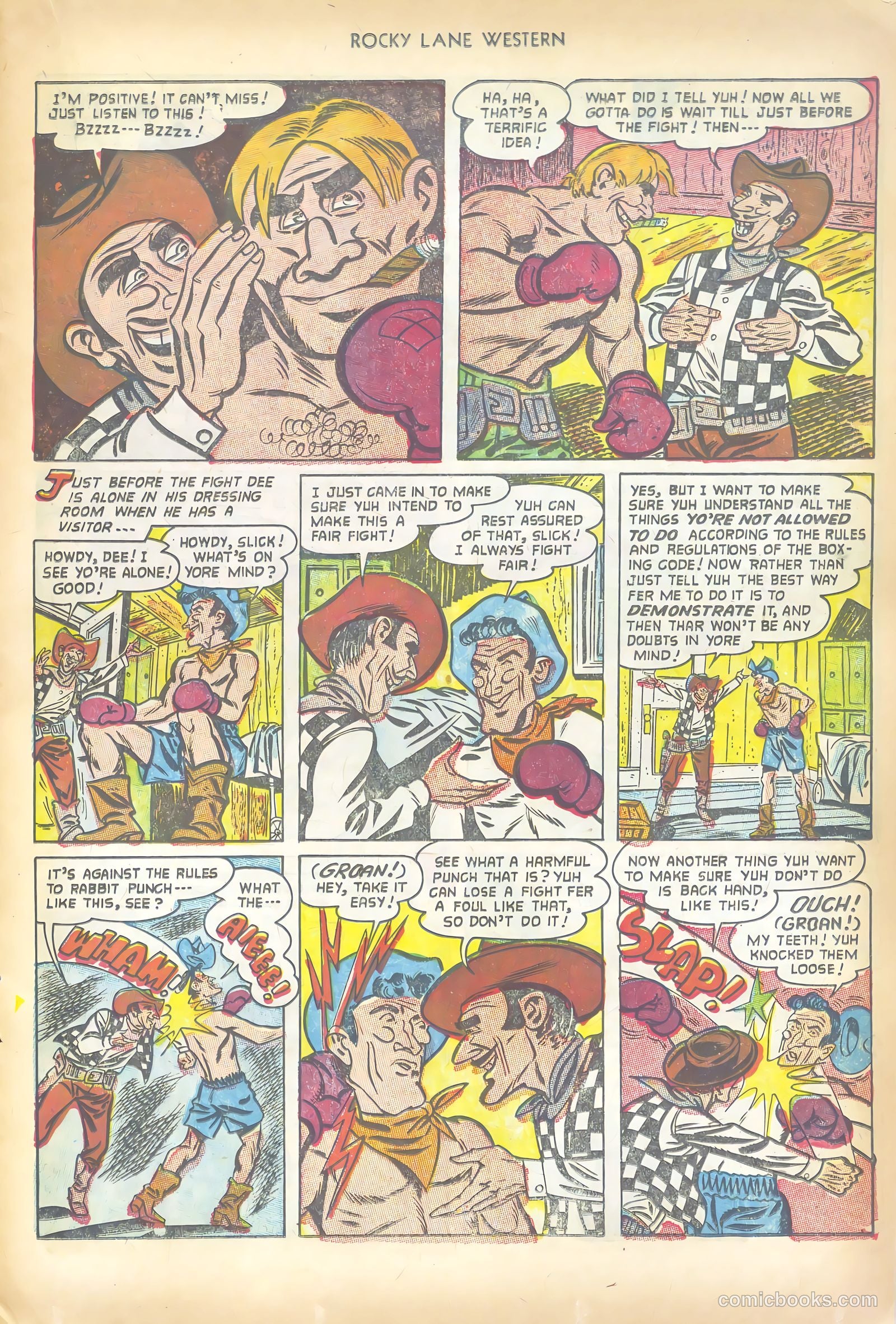 Rocky Lane Western #50 (1953) — page 15 of 36